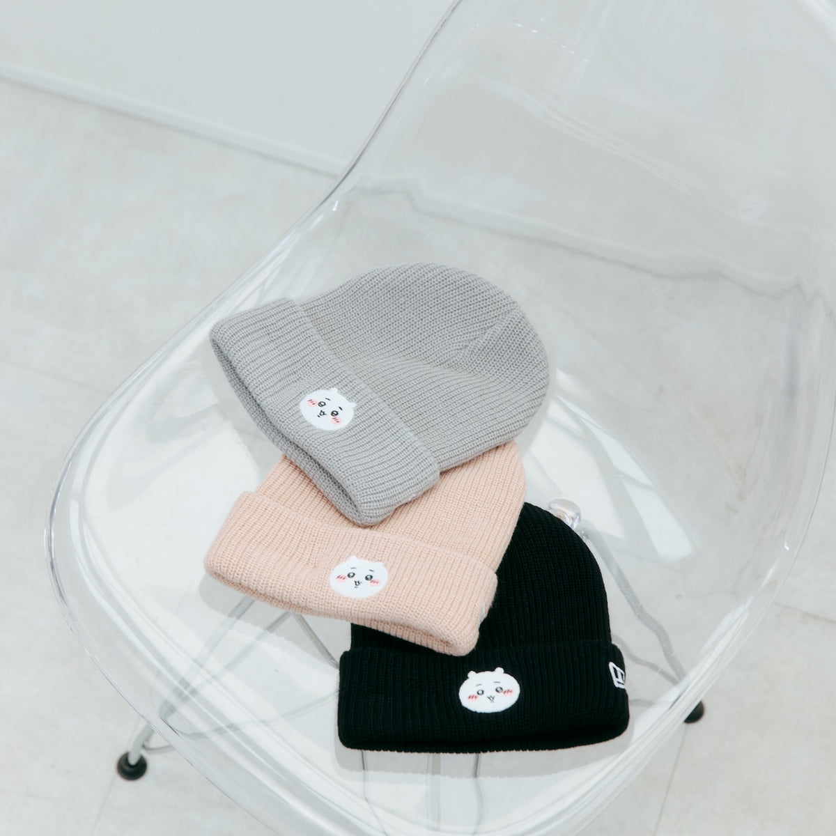 NEW ERA® SOFT CUFF KNIT ちいかわ LIGHT GRAY