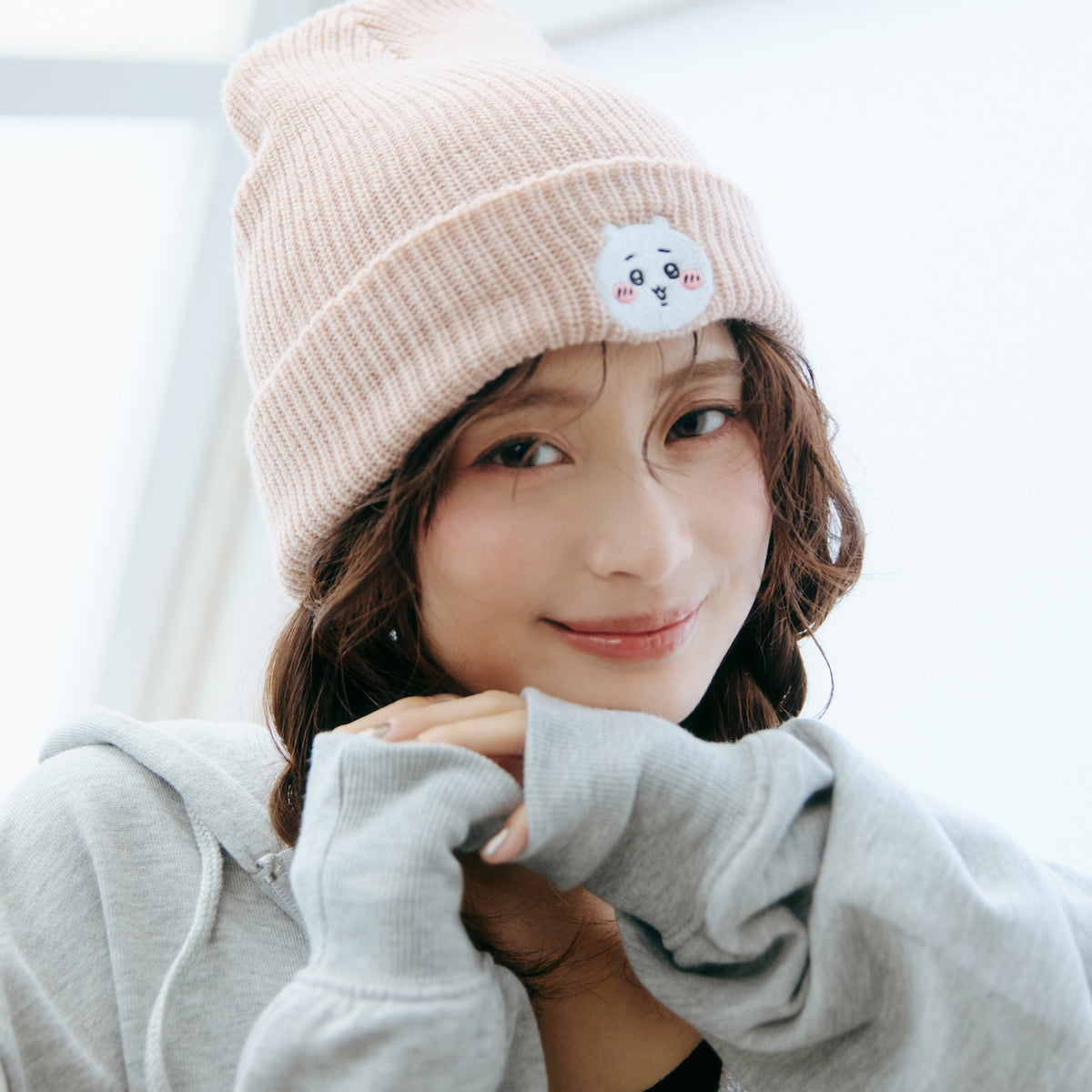 NEW ERA® SOFT CUFF KNIT ちいかわ RUSTY PINK