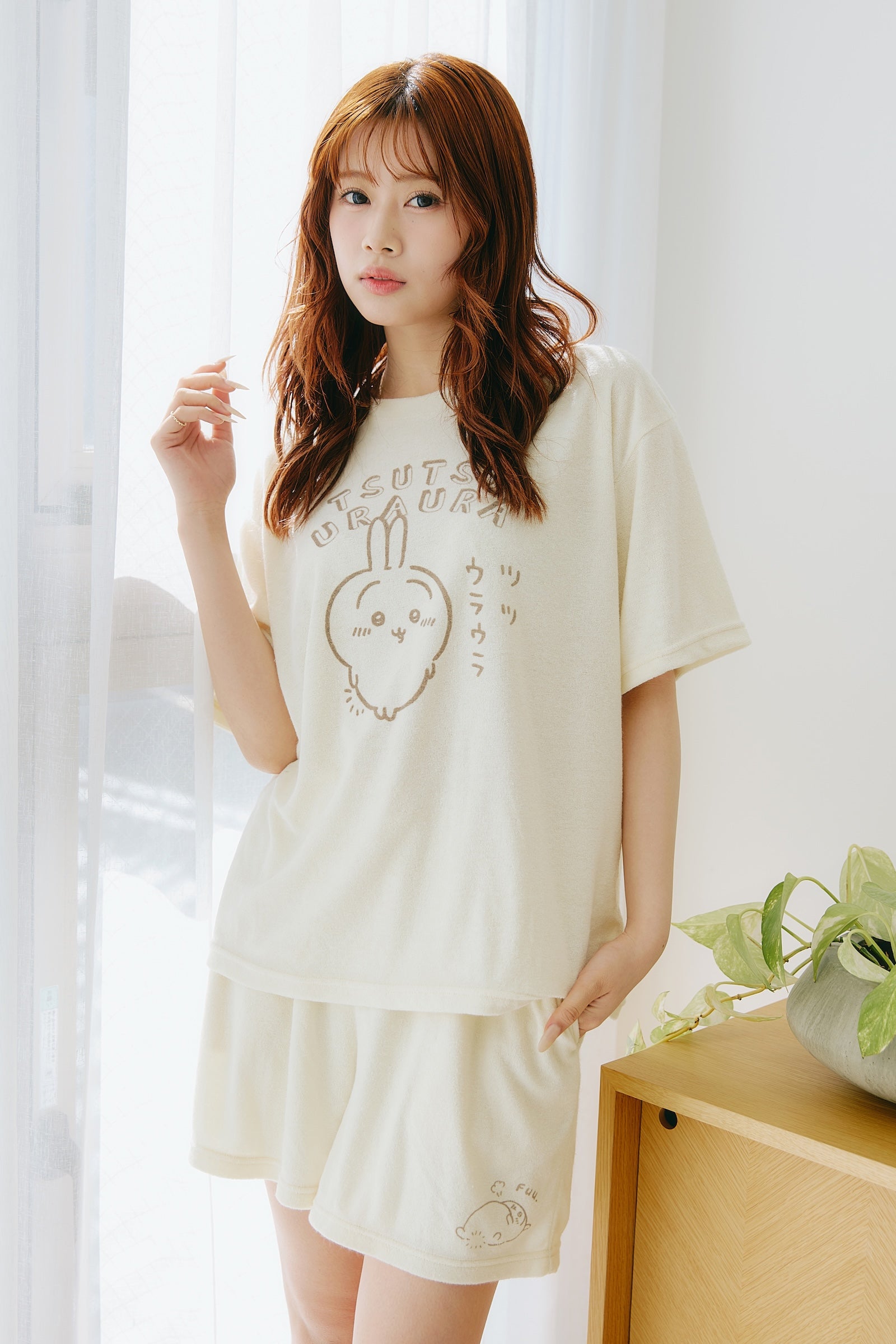 ちいかわ ルームウェアセットアップ ツツウラウラ ナチュラル