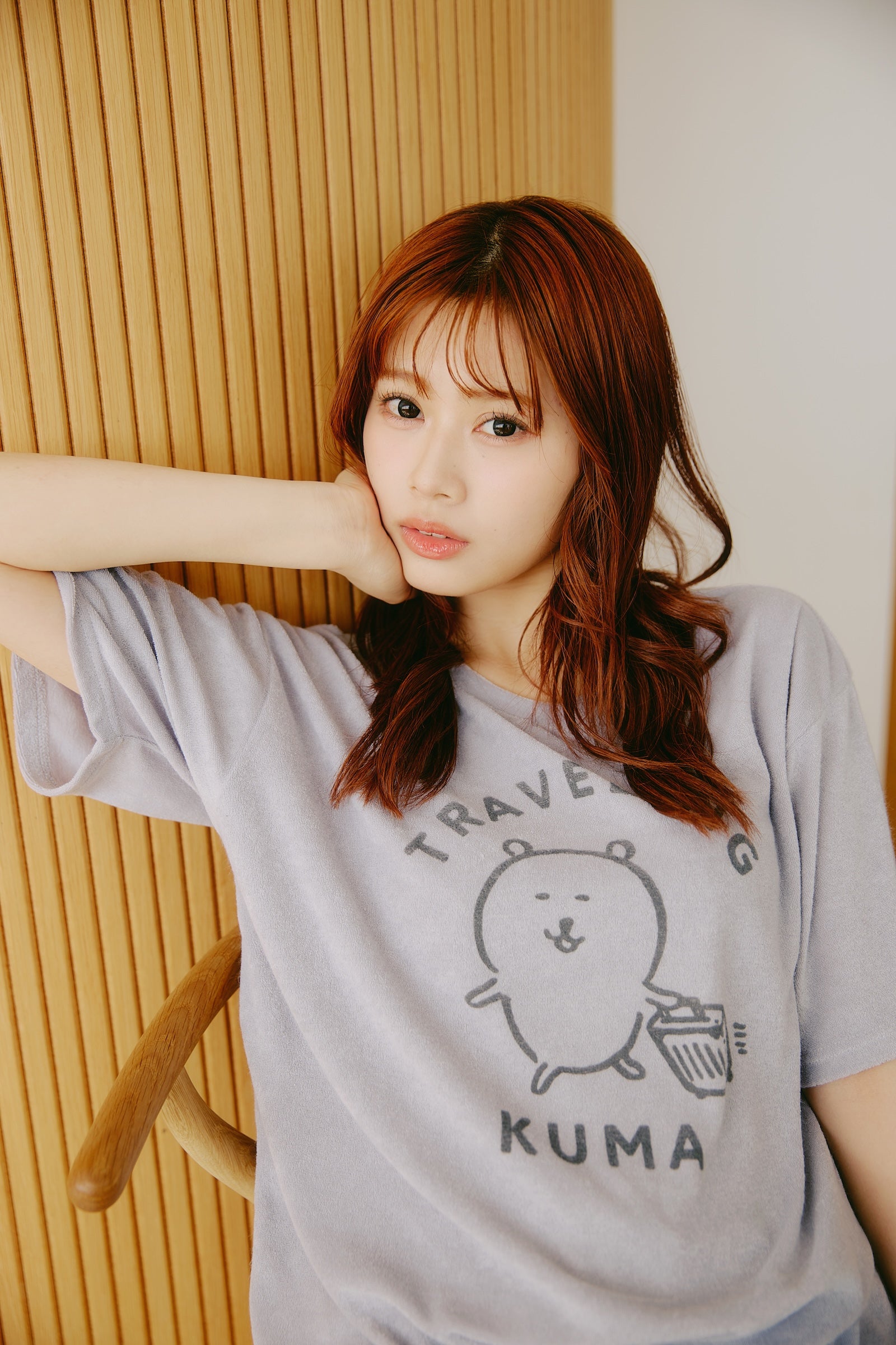 ナガノキャラクターズ ルームウェアセットアップ トラベル グレー