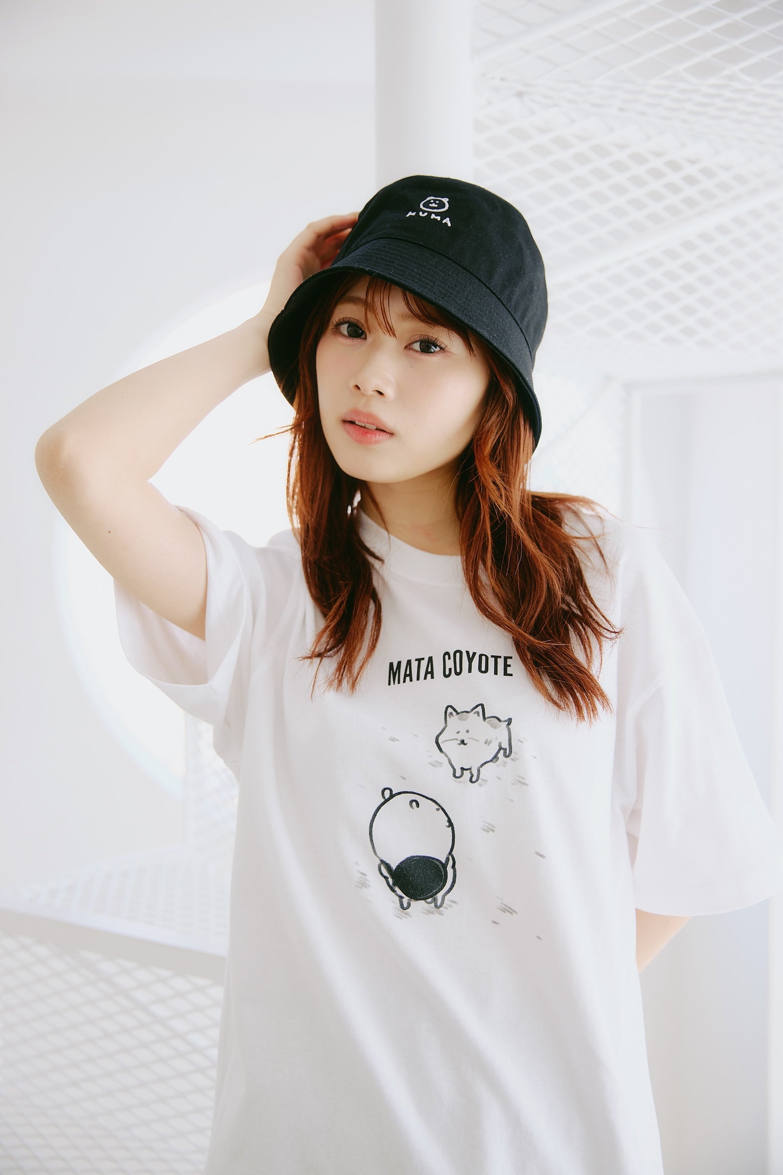 ナガノキャラクターズ Tシャツ また来ヨーテ ホワイト