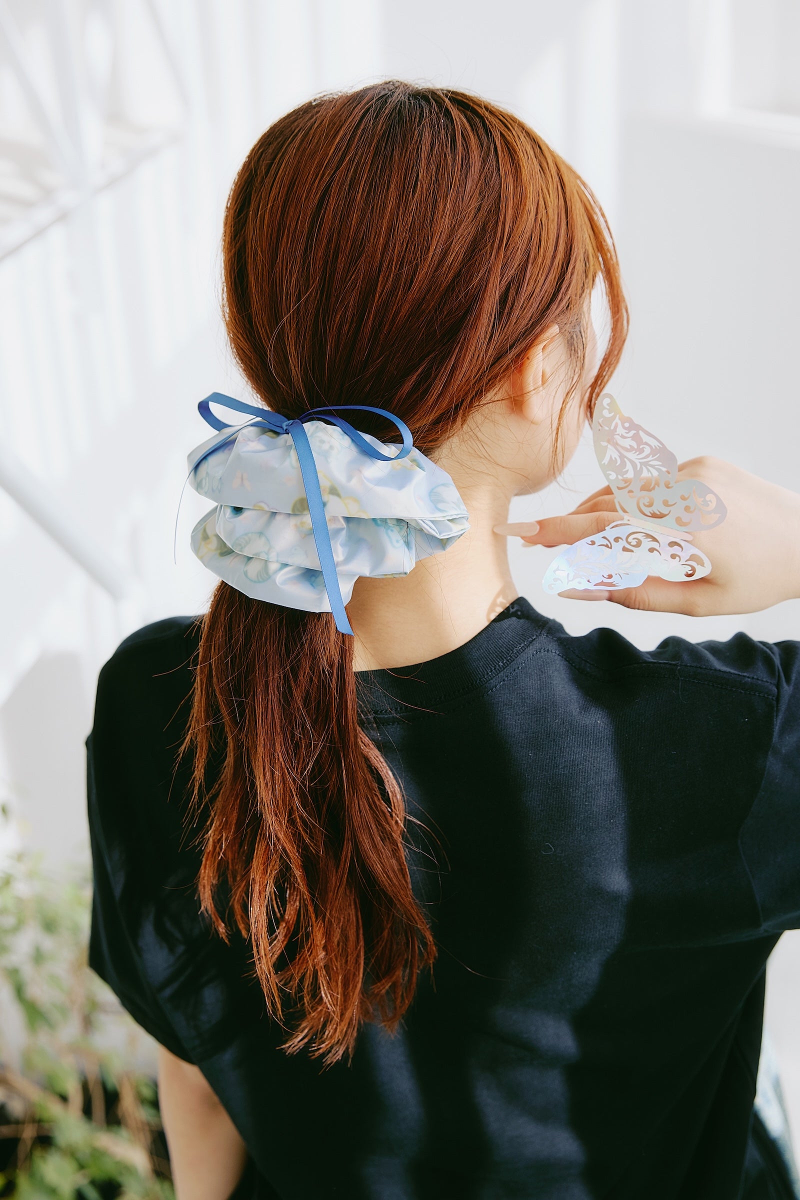 mofusand オーロラシュシュ ちょうちょにゃん いろはねにゃん ブルー