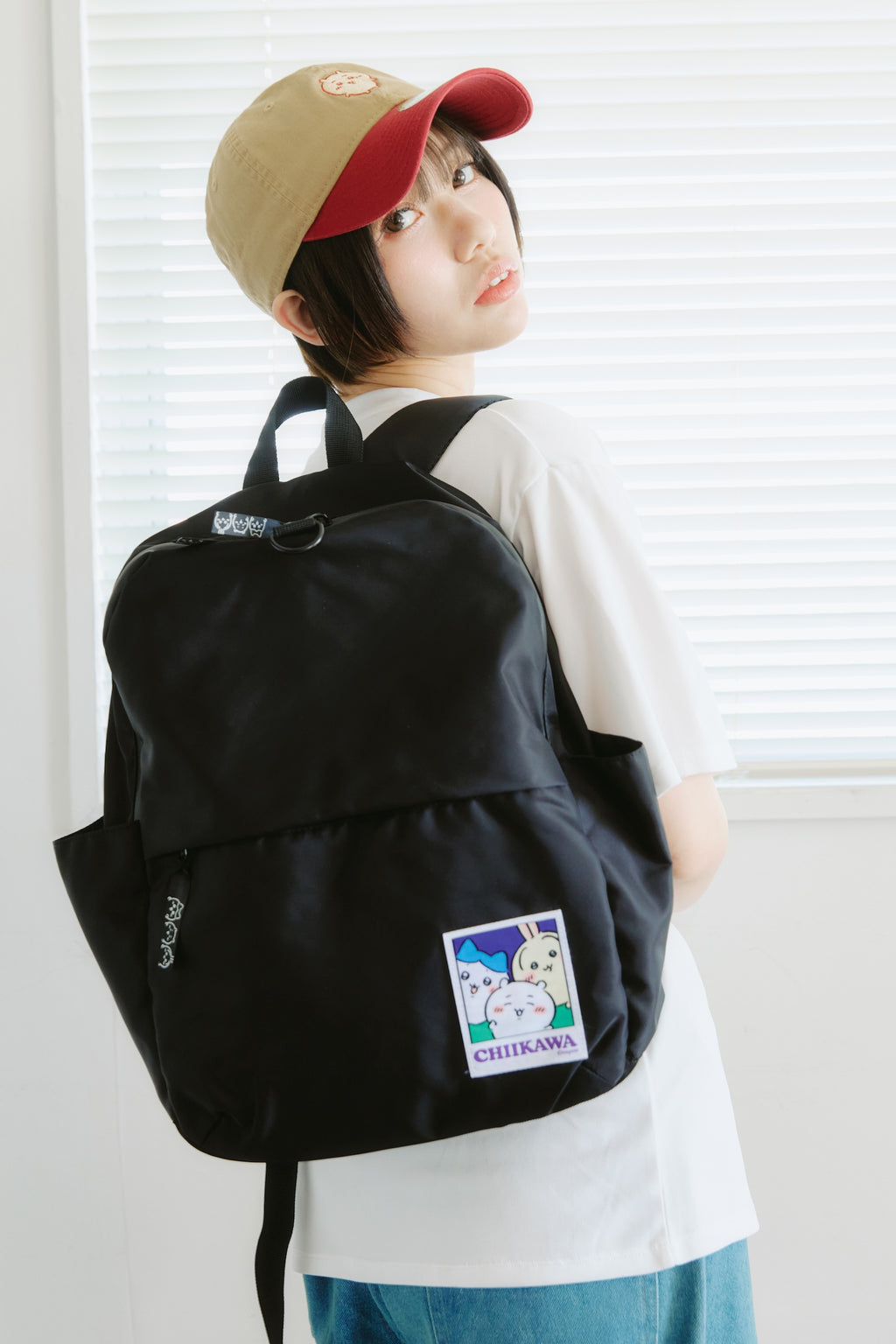 ちいかわ 撥水リュック みんな ブラック ONE