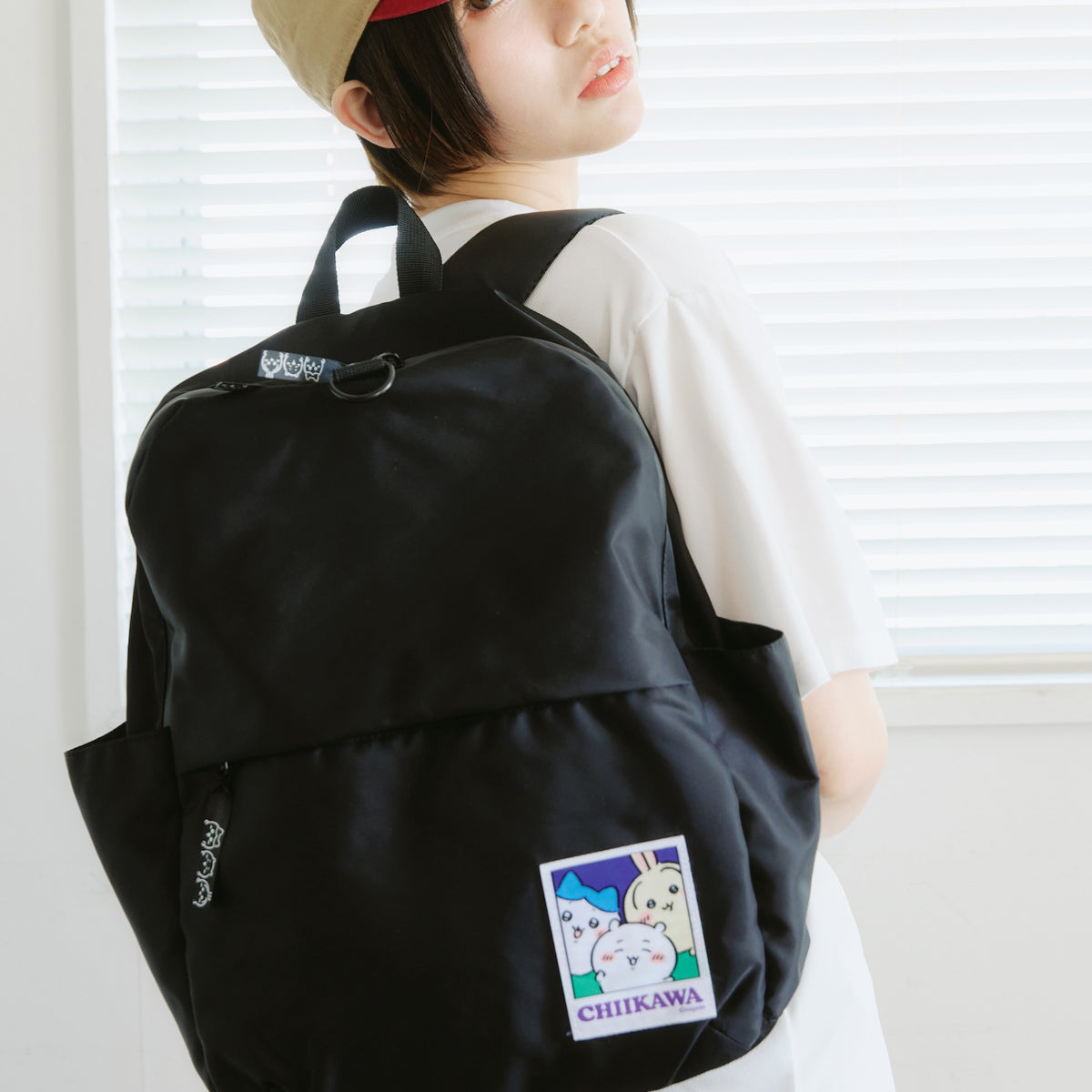 ちいかわ 撥水リュック みんな ブラック ONE