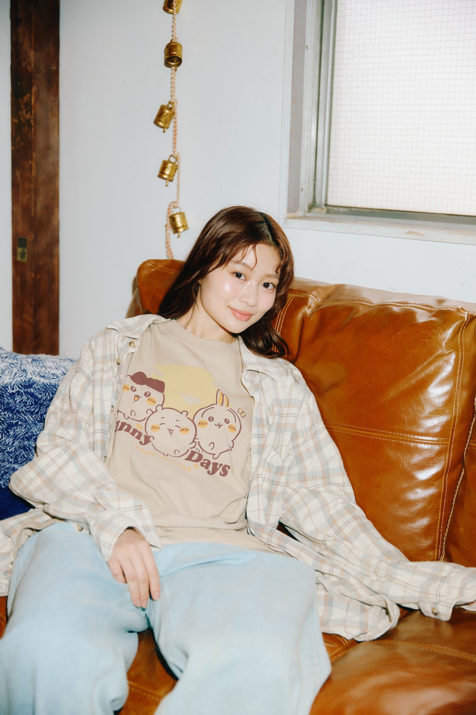ちいかわ Tシャツ Sunny Days サンドベージュ