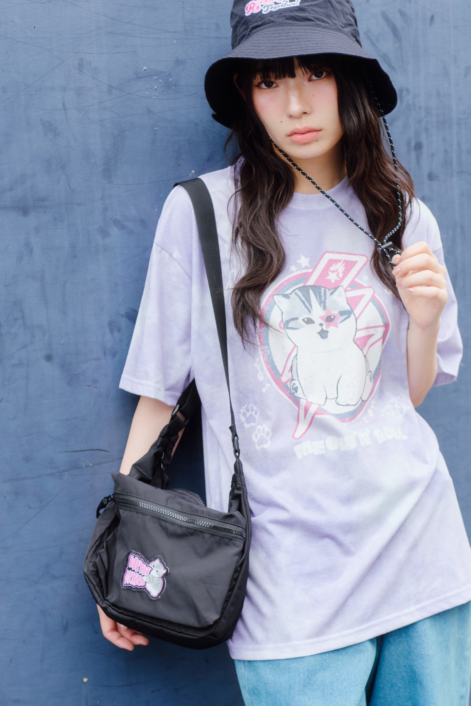 mofusand ボディーバッグ WITHNYAN ブラック