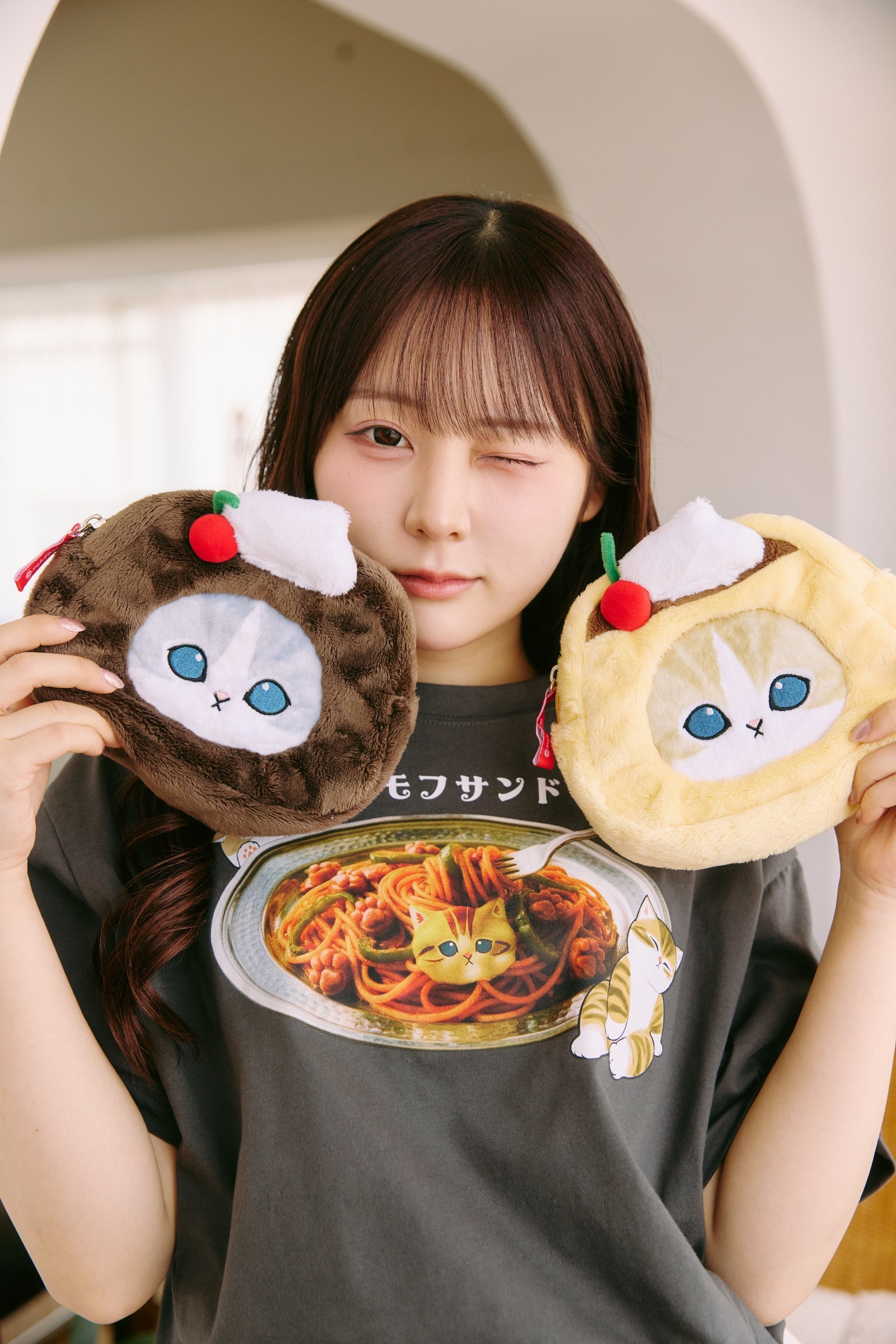 mofusand  ポーチ  コーヒーゼリーにゃん コーヒー ONE