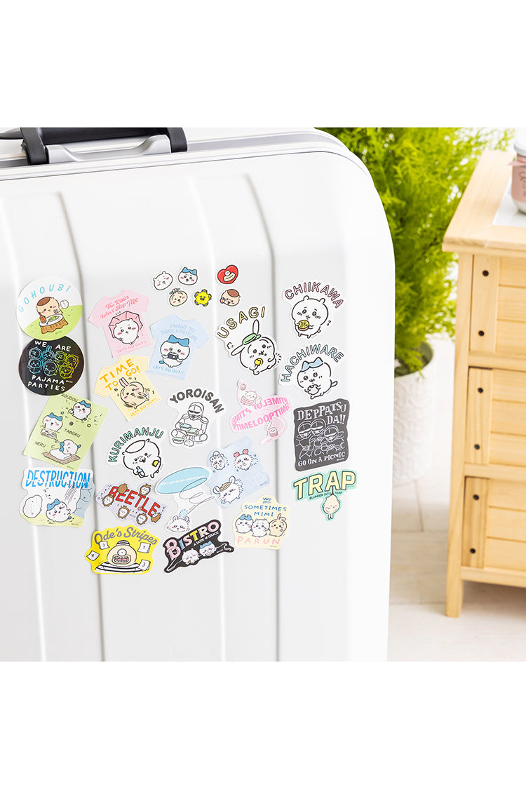 【2BUY10%OFF対象商品】ちいかわ スマホに貼れるサイズのステッカー（DESTRUCTIONハチワレ）