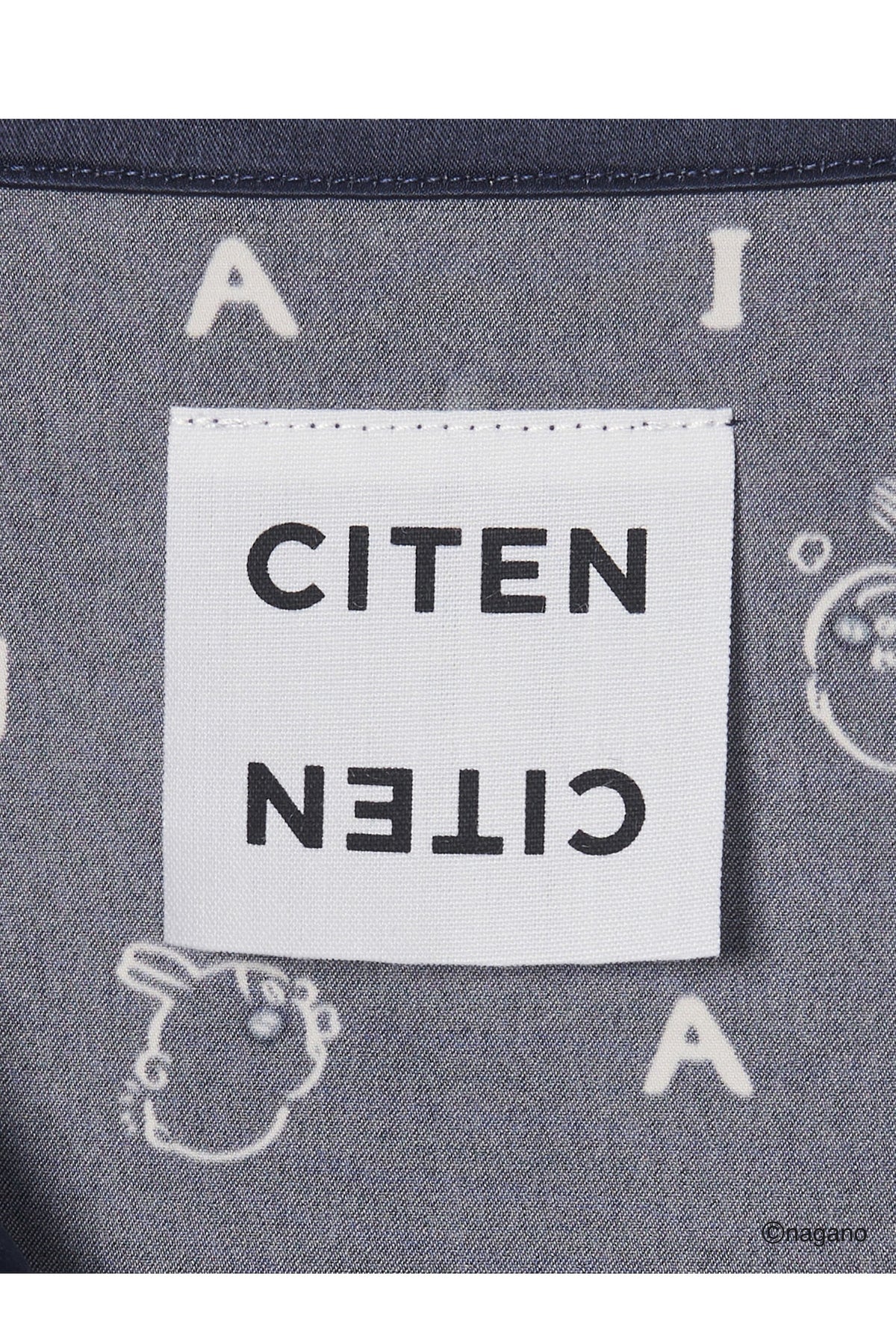 ちいかわ CITEN サテンルームウェア ネイビー
