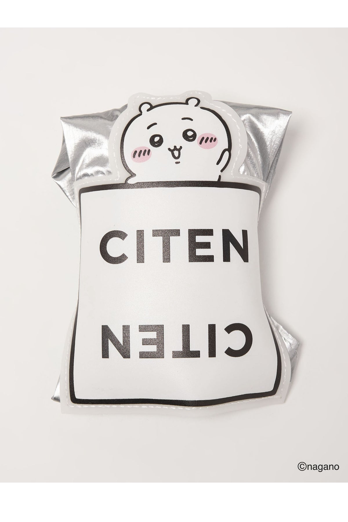 ちいかわ CITEN くるくるパッチントートバッグ シルバー ONE