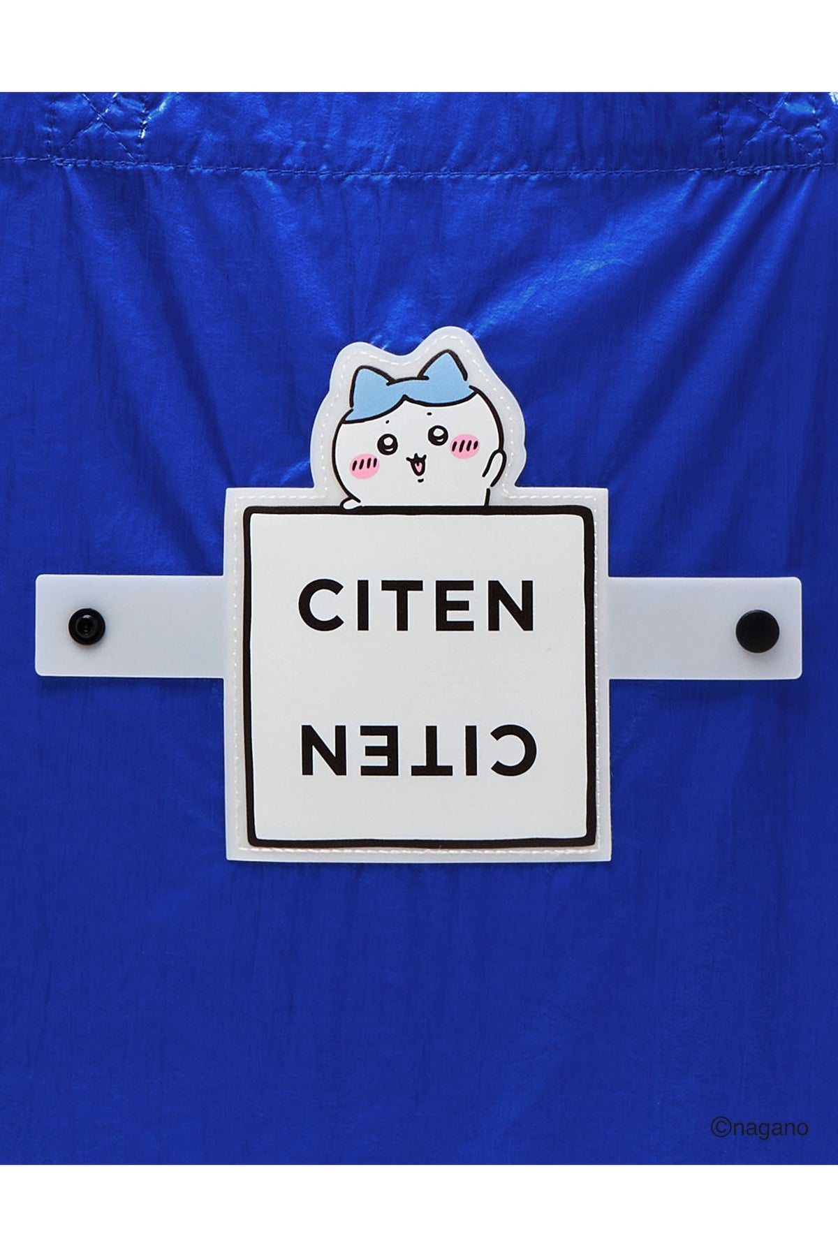 ちいかわ CITEN くるくるパッチントートバッグ ロイヤル ONE