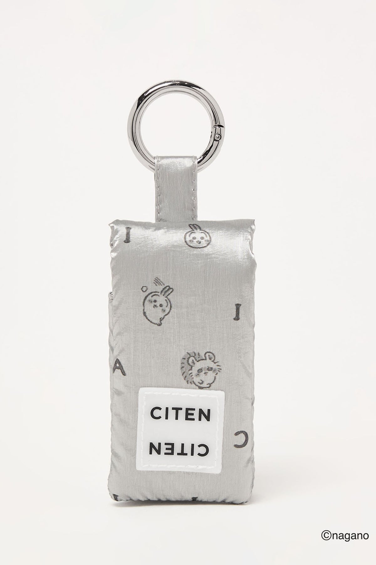 ちいかわ CITEN ミラー付きリップケースキーリング シルバー ONE