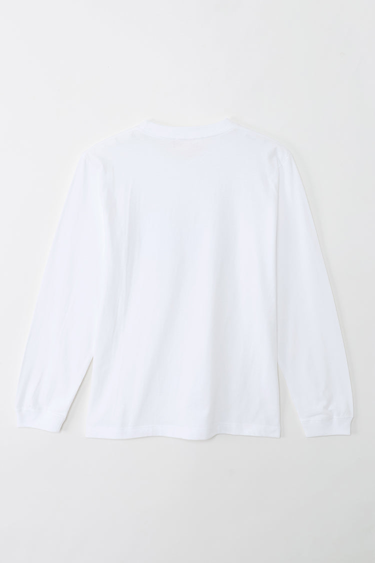 助六の日常 ロンT THAT'S DELICIOUS ホワイト