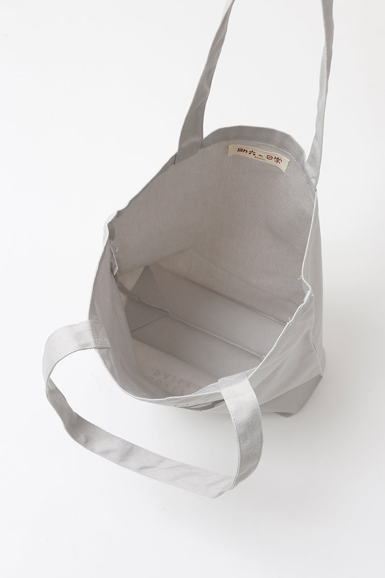 助六の日常 トートバッグ HAMUSUTAKE ライトグレー