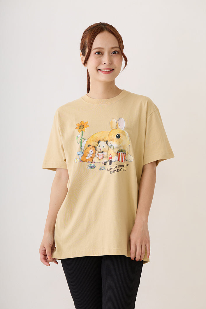 助六の日常 Tシャツ うさぎ ライトベージュのページ