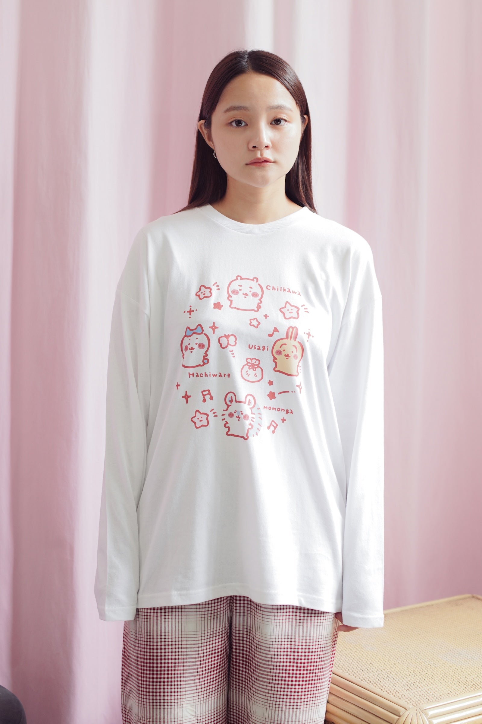 ちいかわ 長袖Ｔシャツ 小さいの ホワイト