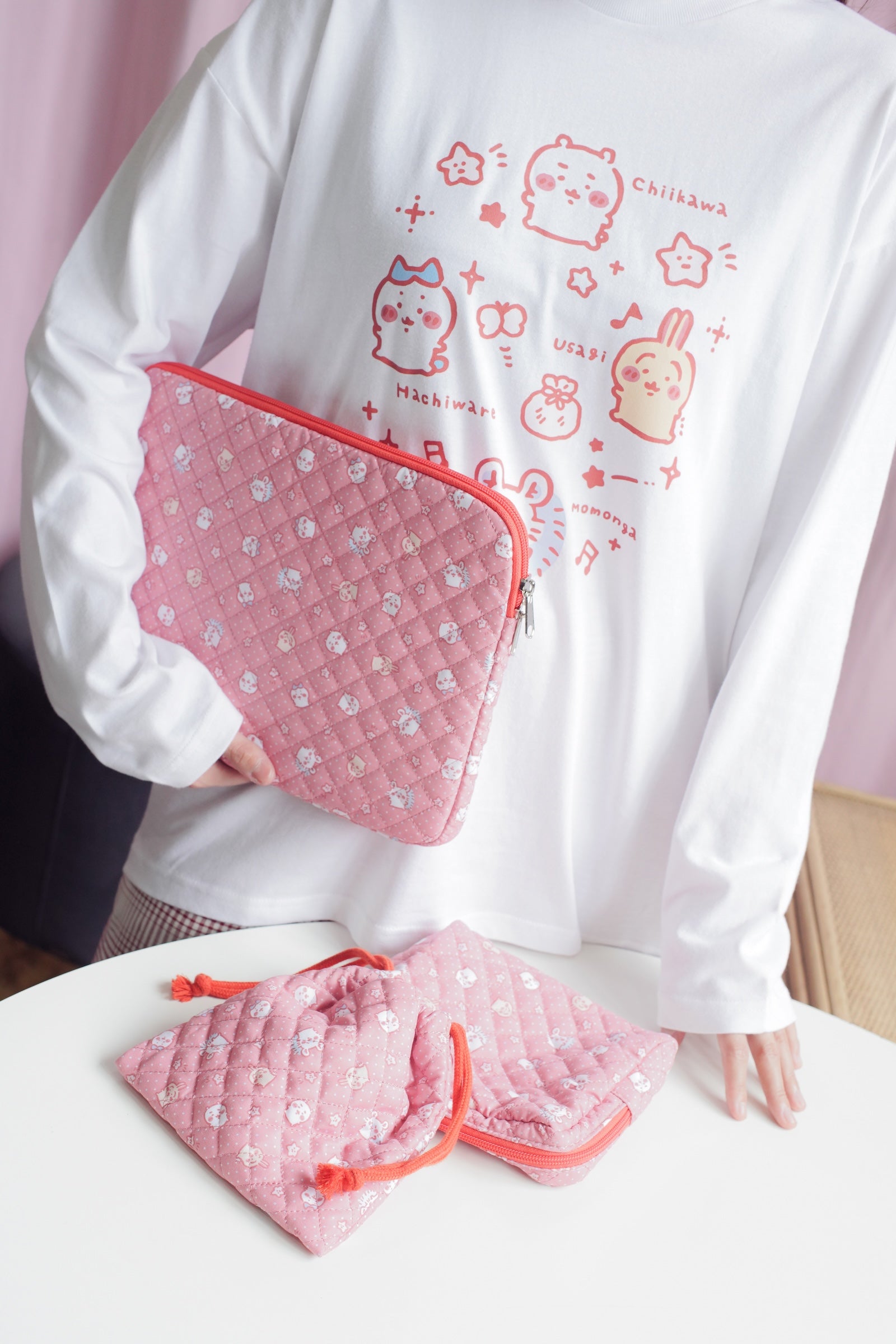ちいかわ 長袖Ｔシャツ 小さいの ホワイト