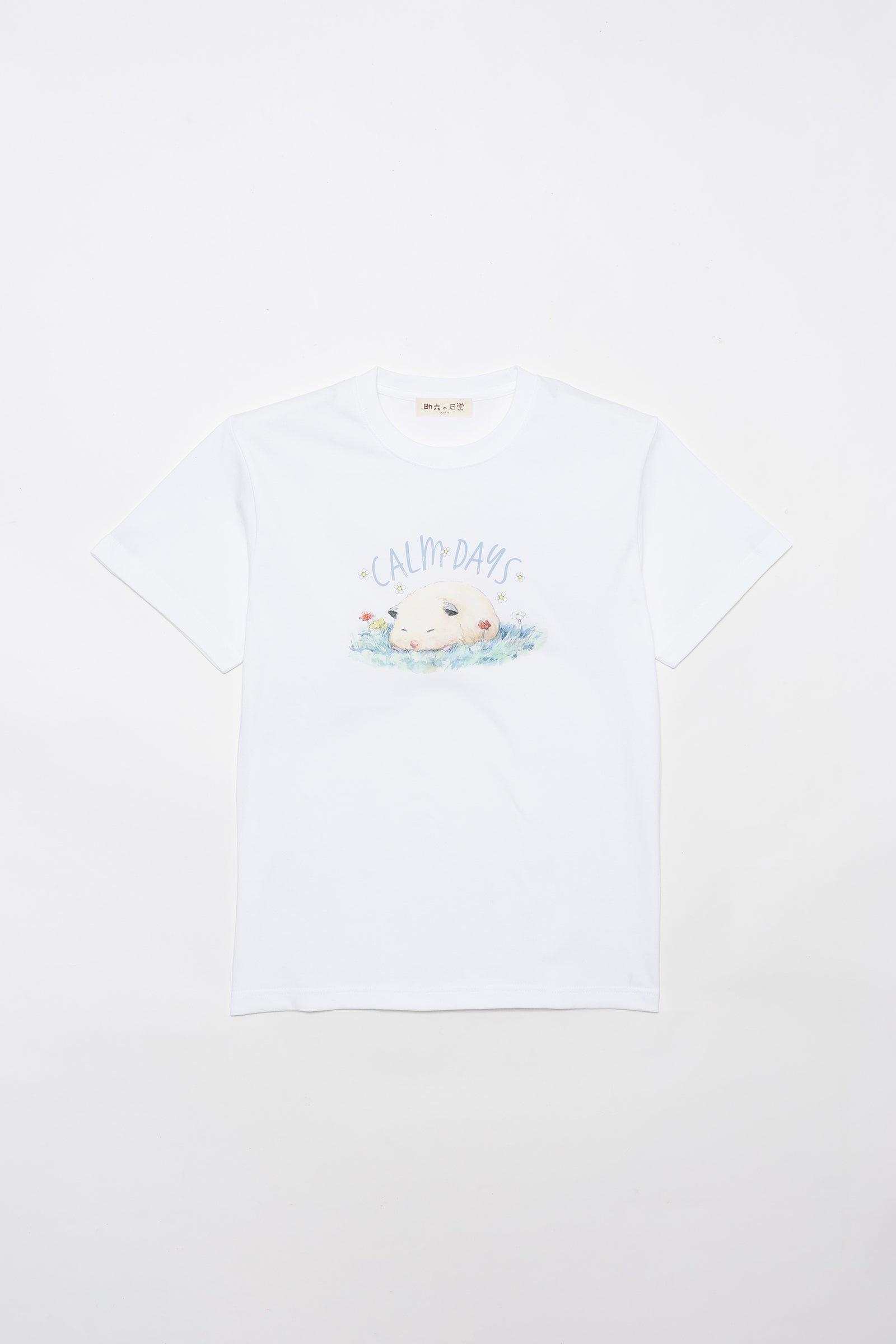 助六の日常 Tシャツ CALM DAYS ホワイト