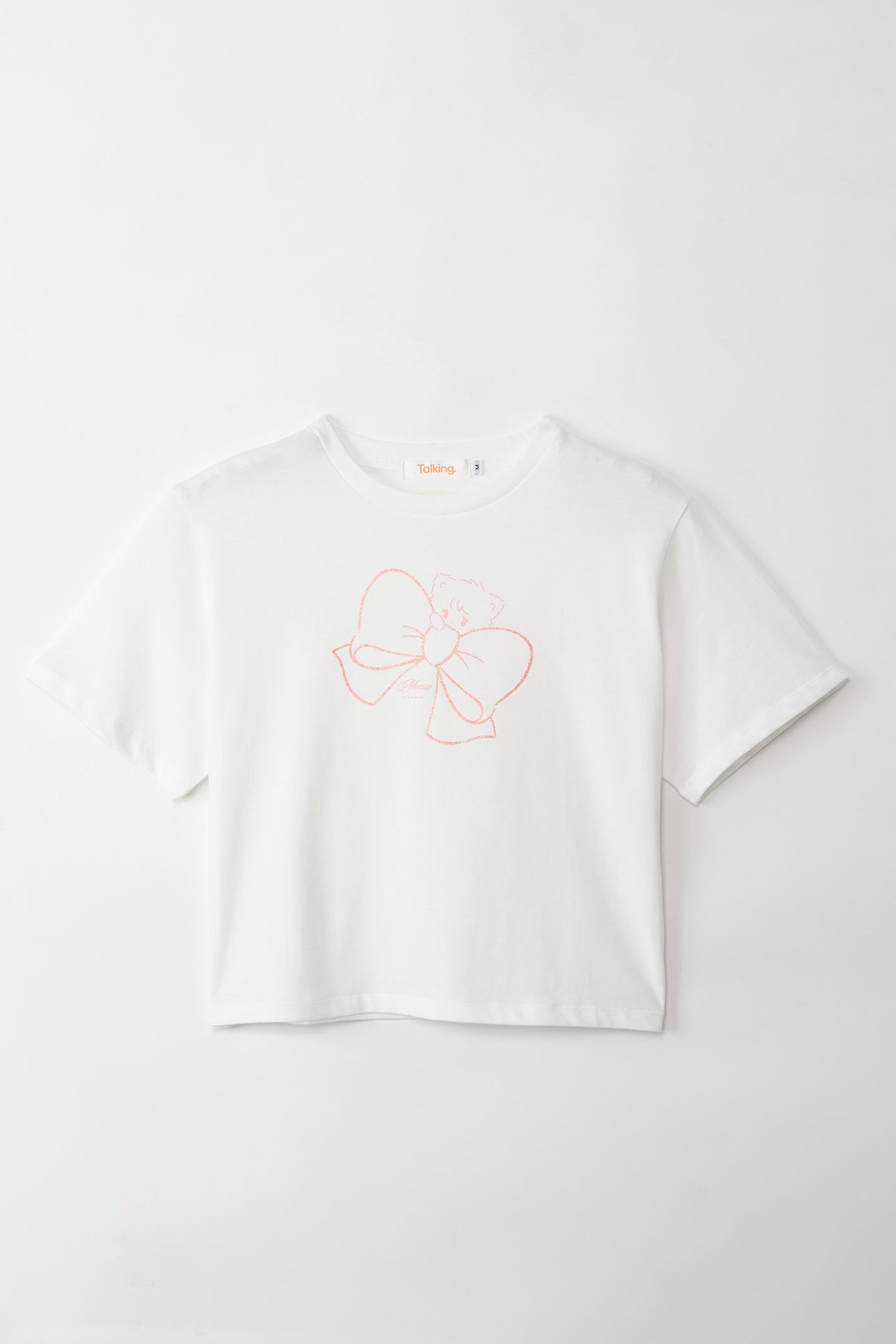 Lil ala mode Tシャツ RIBBON MOUSSE ホワイト