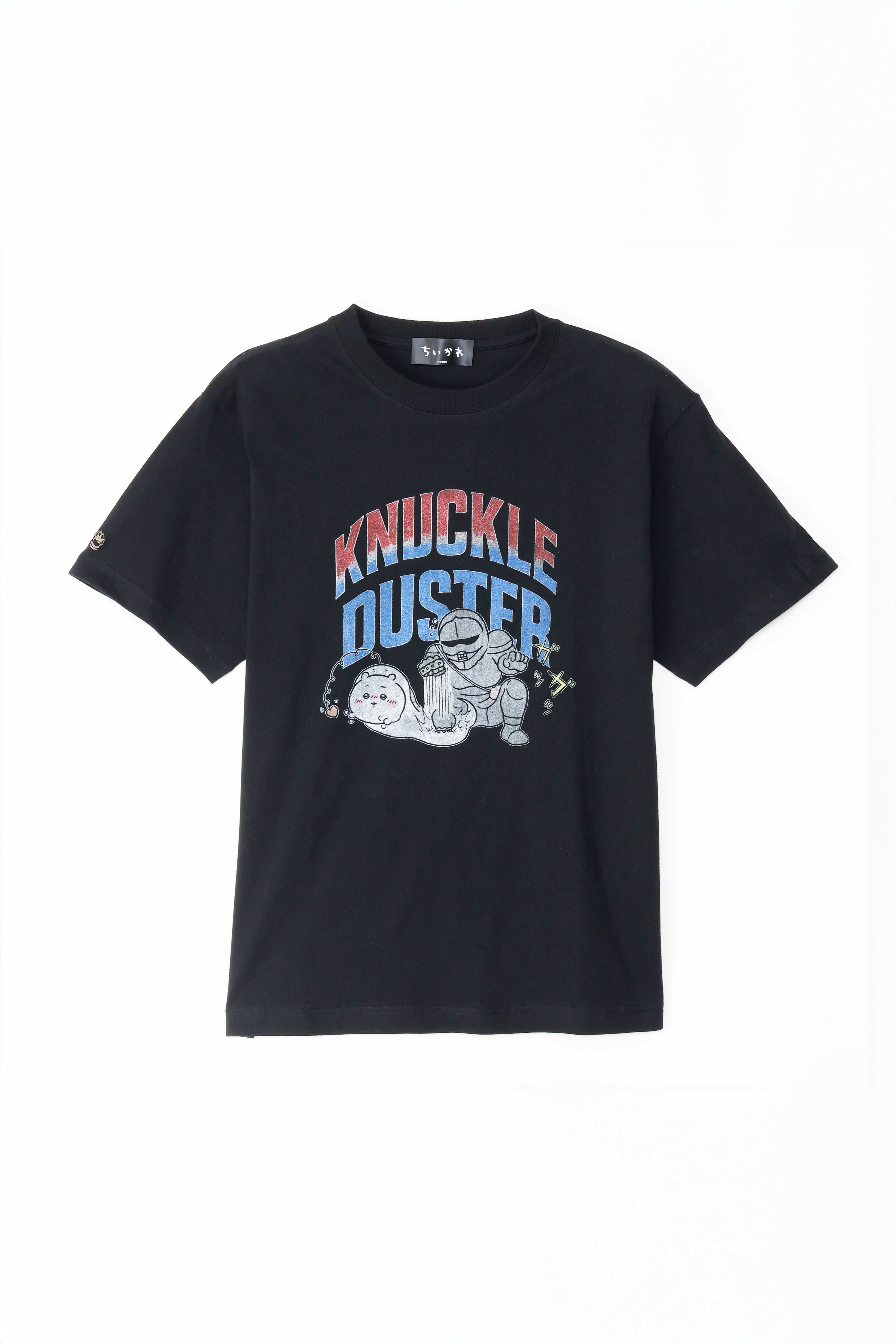 ちいかわtシャツ ちいかわ Tシャツ KNUCKLE DUSTER ブラック