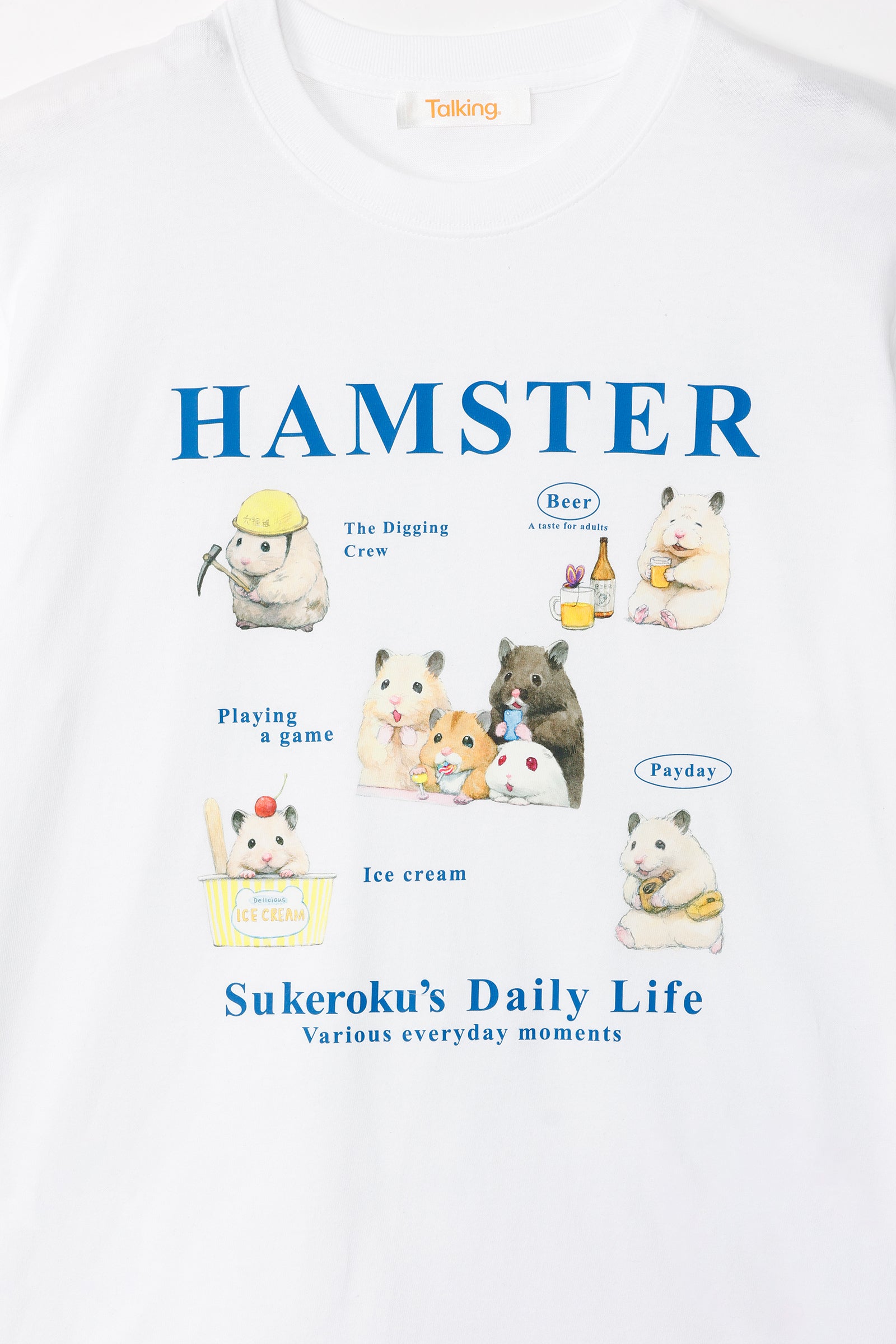 助六の日常 Tシャツ さまざまな日常 ホワイト