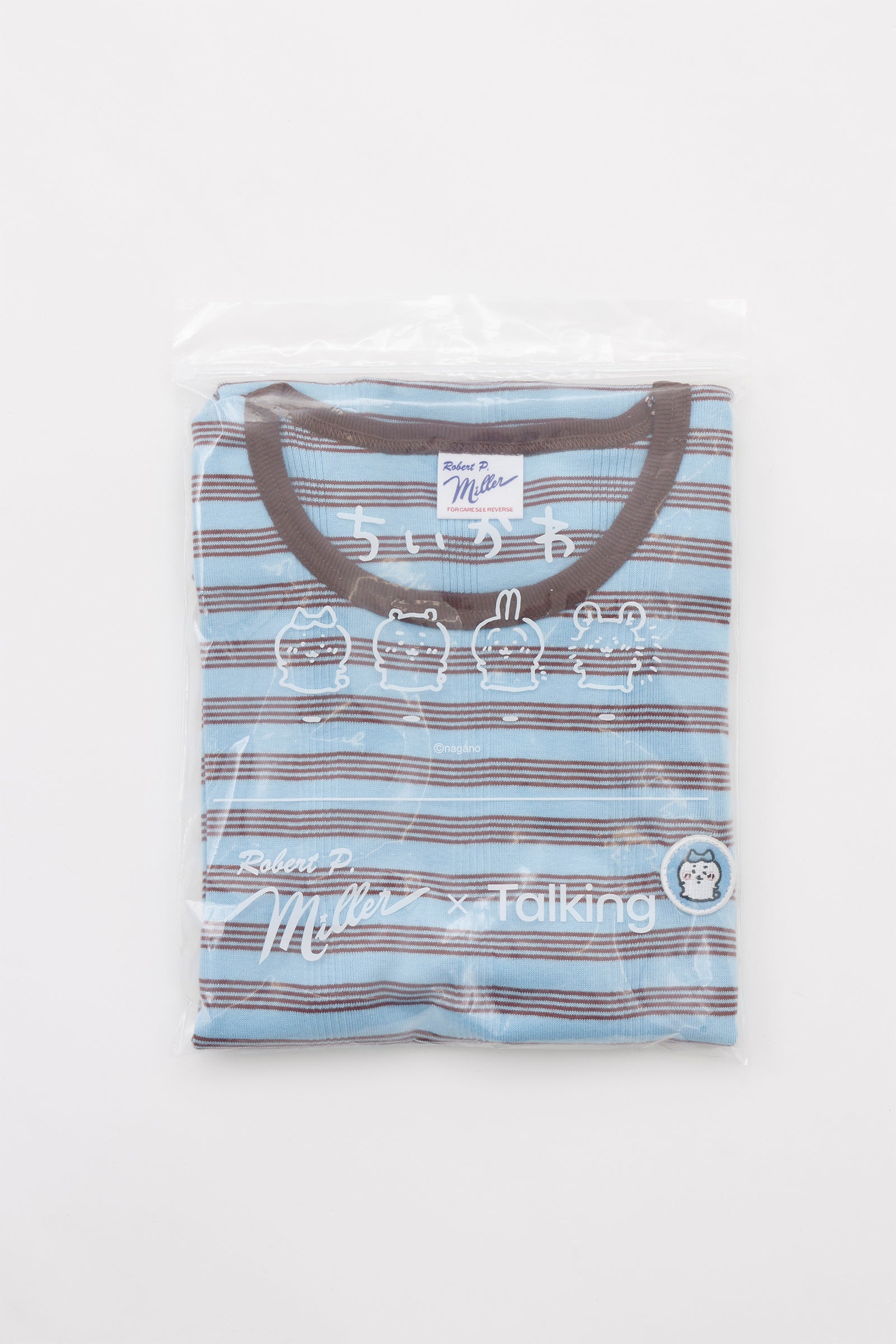ちいかわ Tシャツ Robert P.Miller×Talking ハチワレ BLUEBERRY