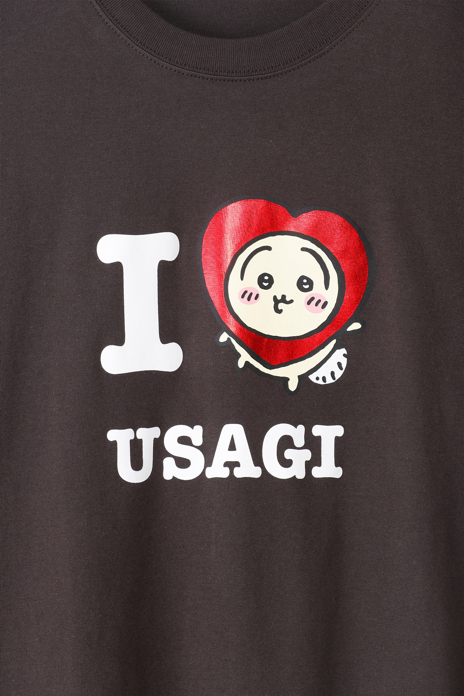 ちいかわ 長袖Ｔシャツ I LOVE USAGI スミ