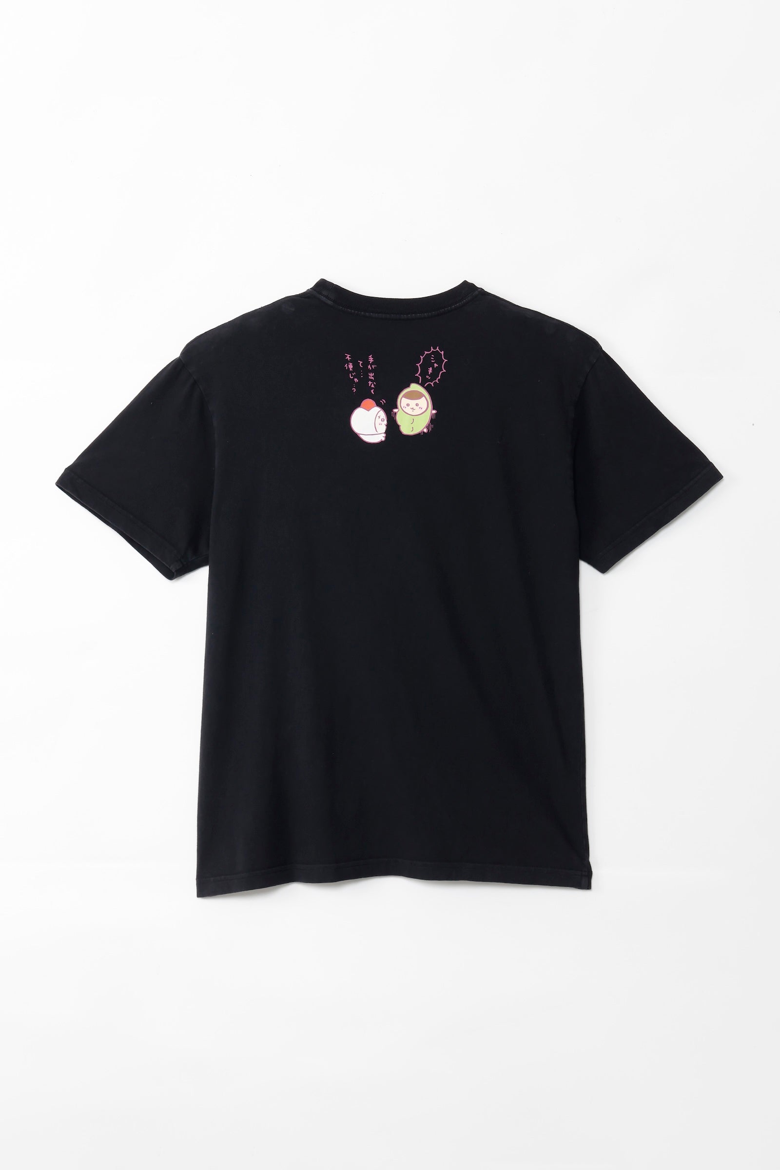 【先行販売】ちいかわ 発泡プリントTシャツ BAPHOMET GOURMET ブラック