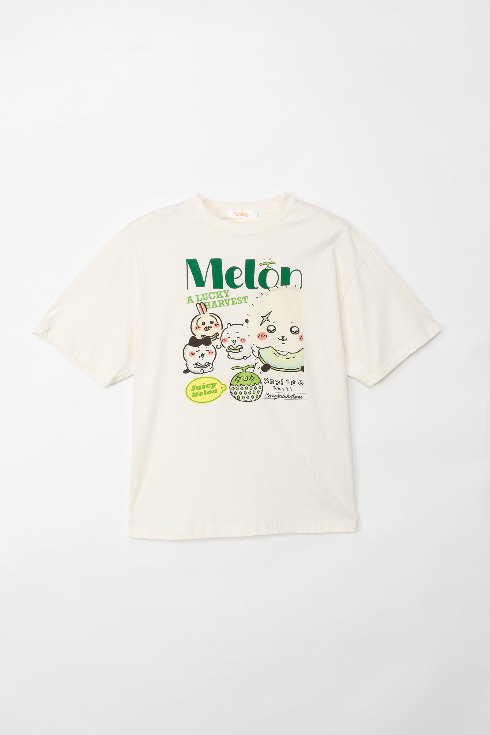 ちいかわ Tシャツ メロン クリーム
