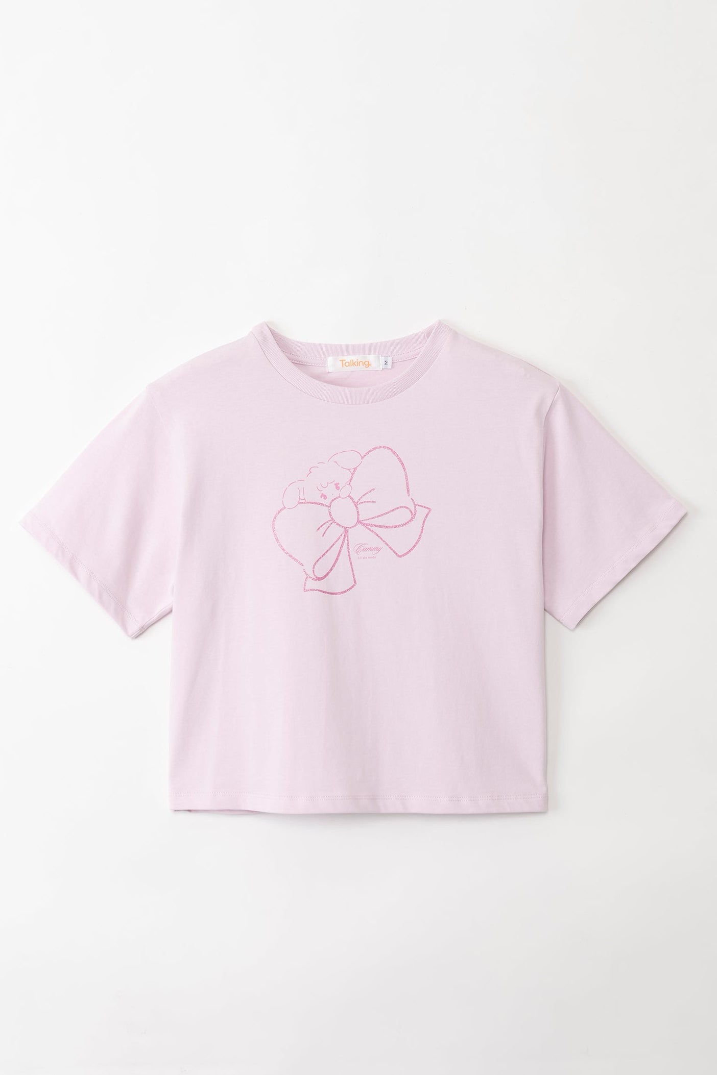 Lil ala mode Tシャツ RIBBON CAMMY ピンク
