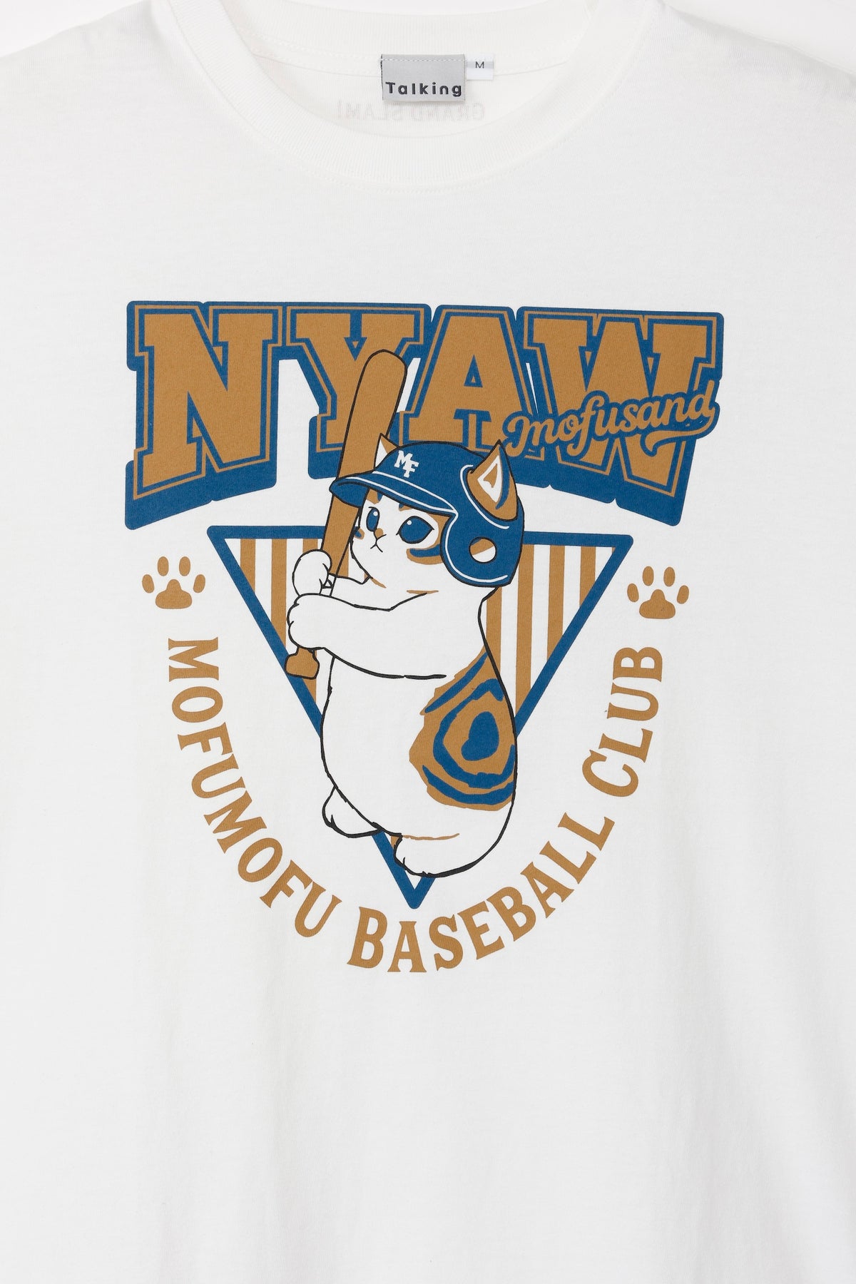 mofusand Tシャツ NYAW  ホワイト
