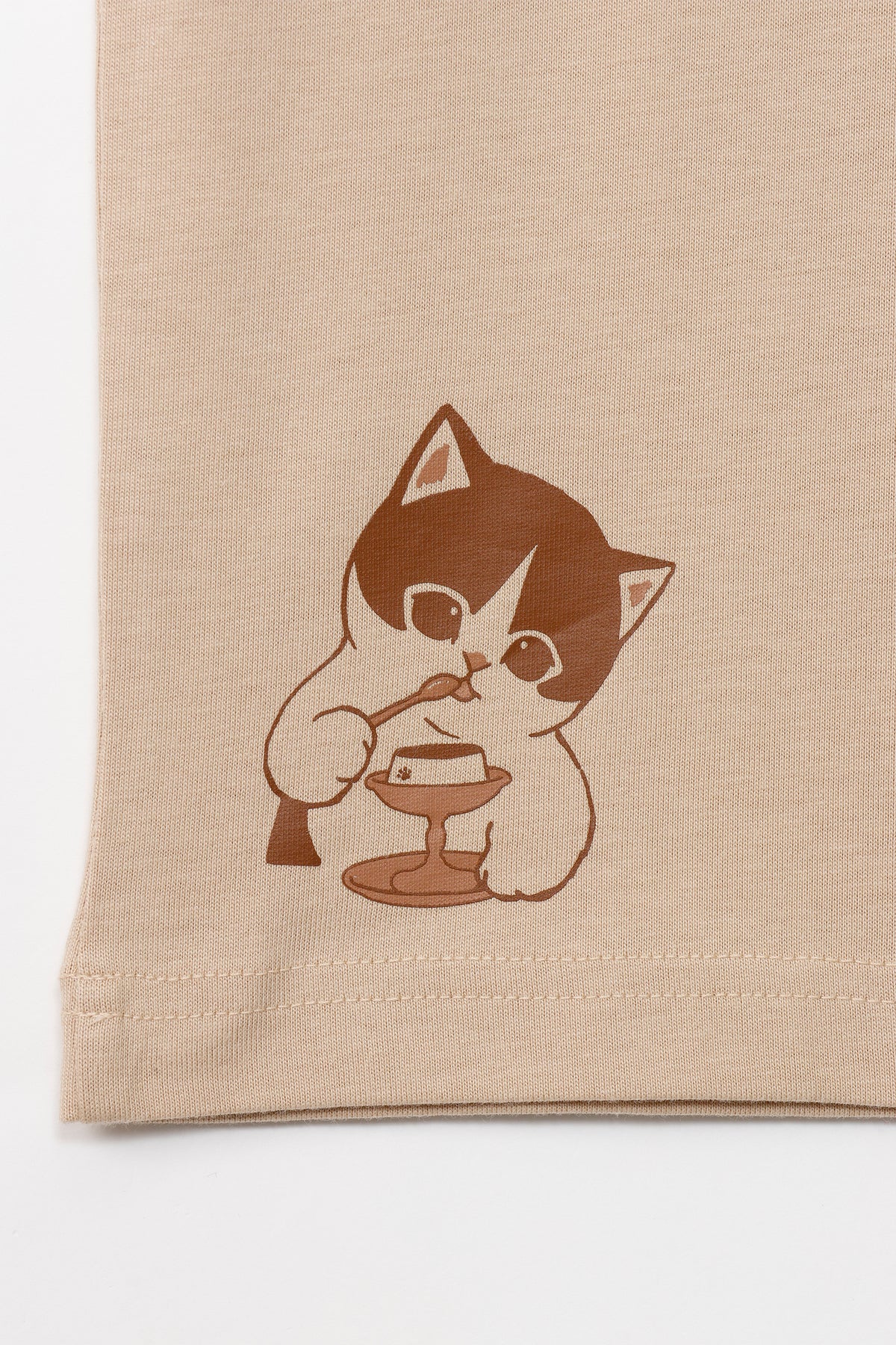 mofusand  Tシャツ  喫茶モフサンド ナチュラル
