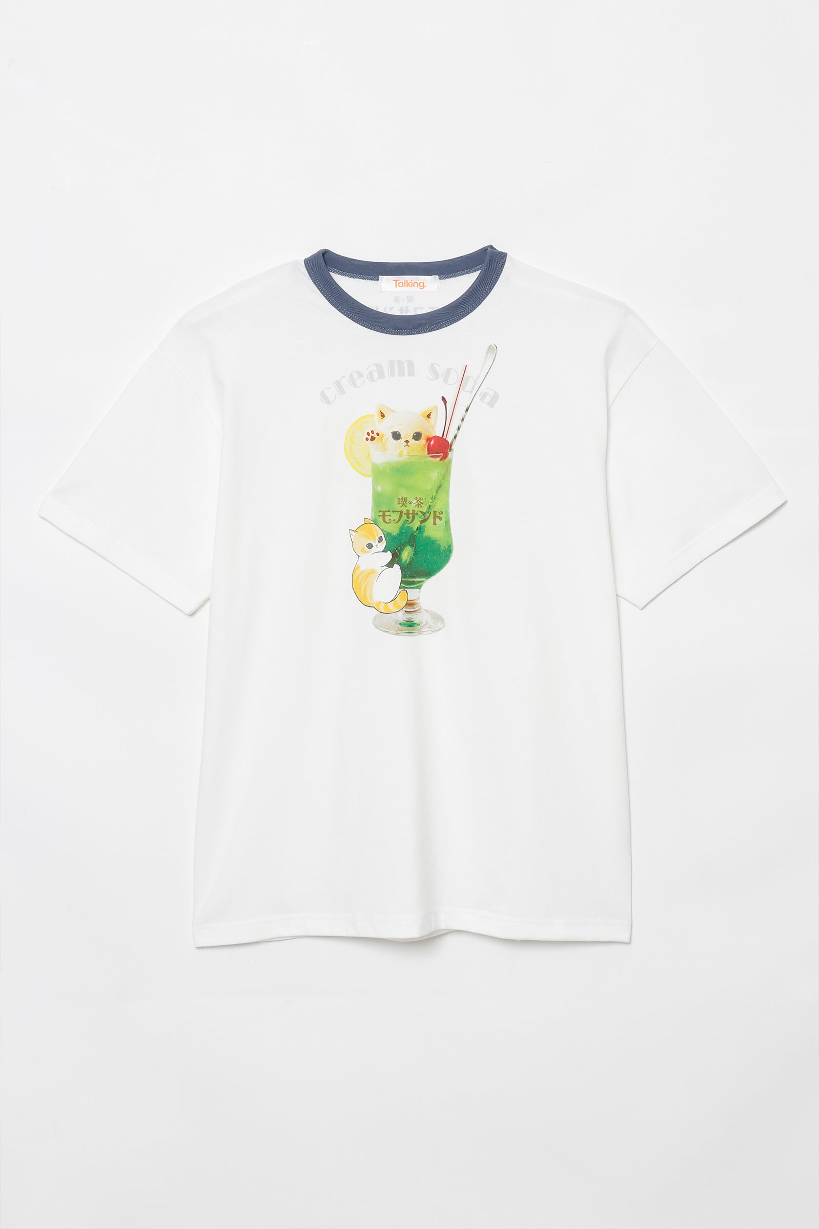 mofusand  Tシャツ  クリームソーダ ホワイト