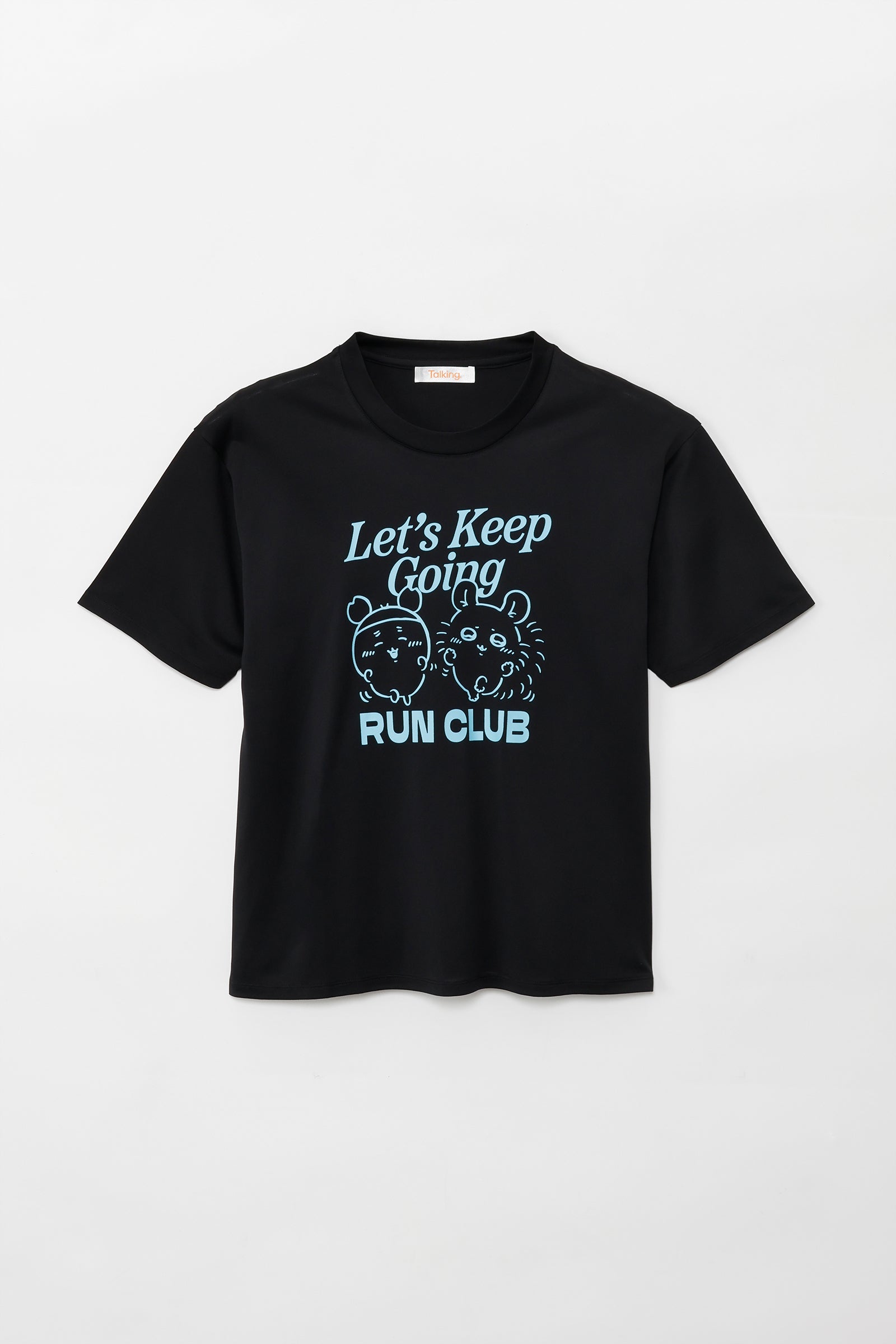 ちいかわ ドライTシャツ RUN モモンガ古本屋 ブラック