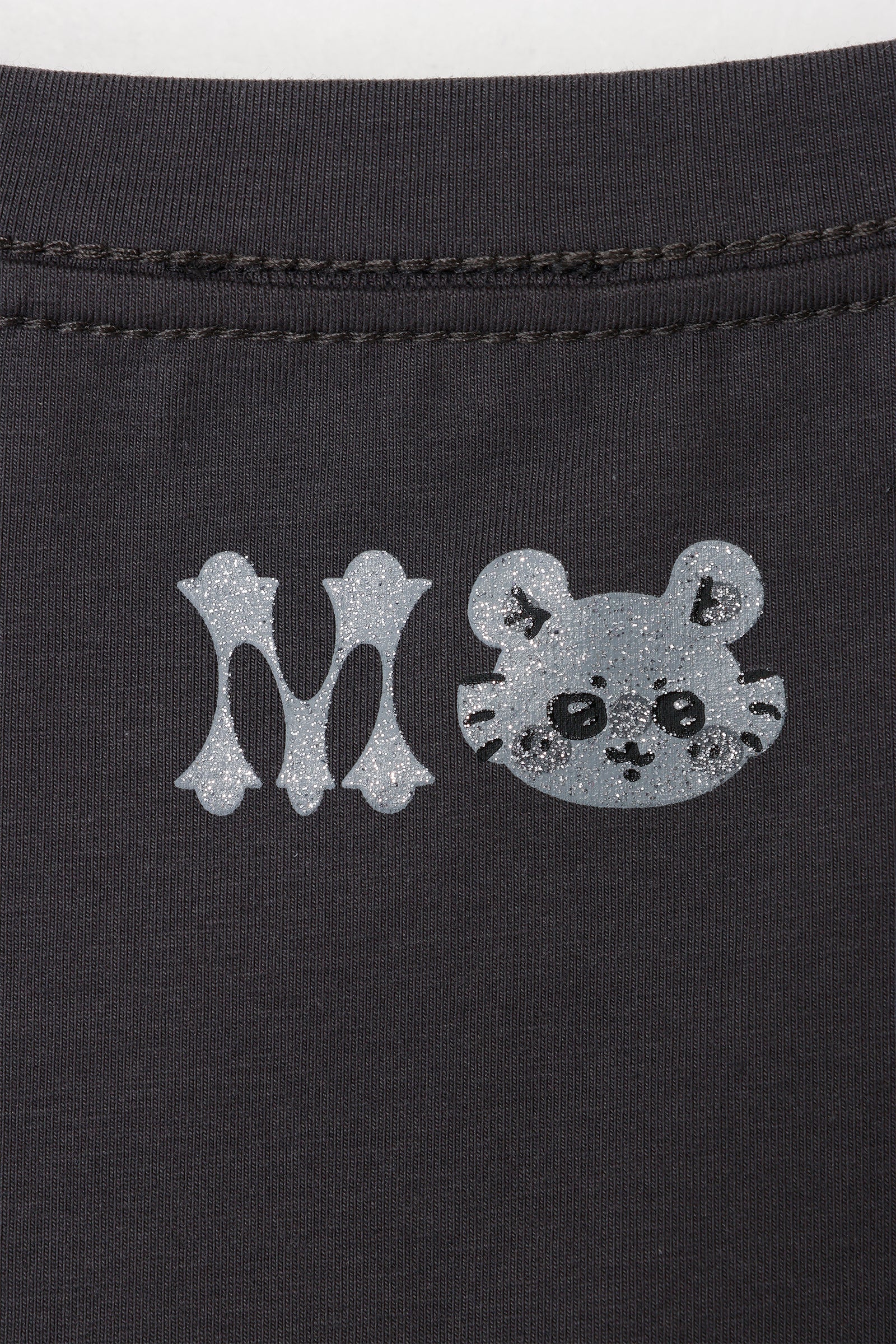ちいかわ ラインストーンTシャツ DECO(モモンガ) スミクロ