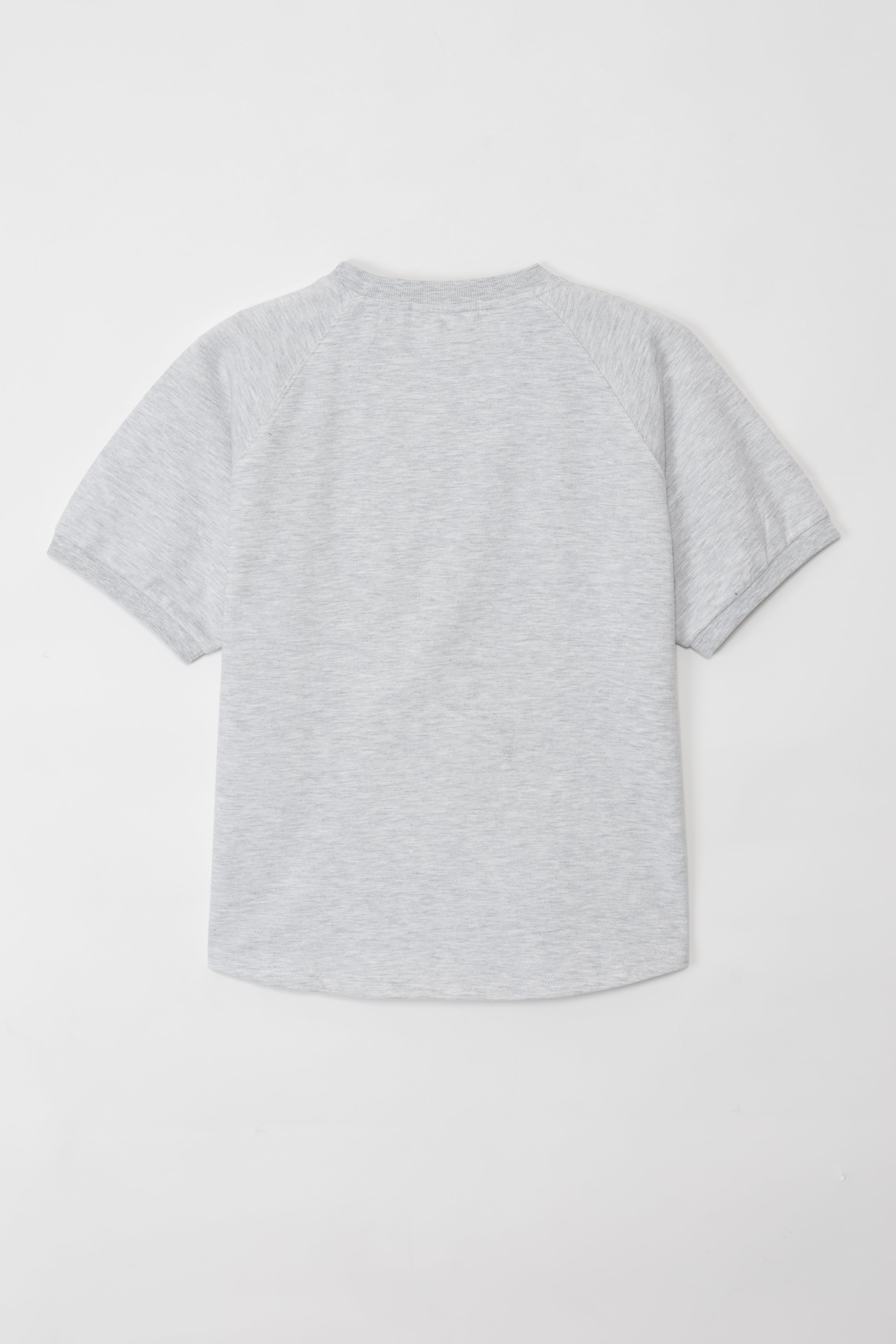 グレー Tシャツ ピースサイン ちいかわ Tシャツ ピース ちいかわ 杢グレー