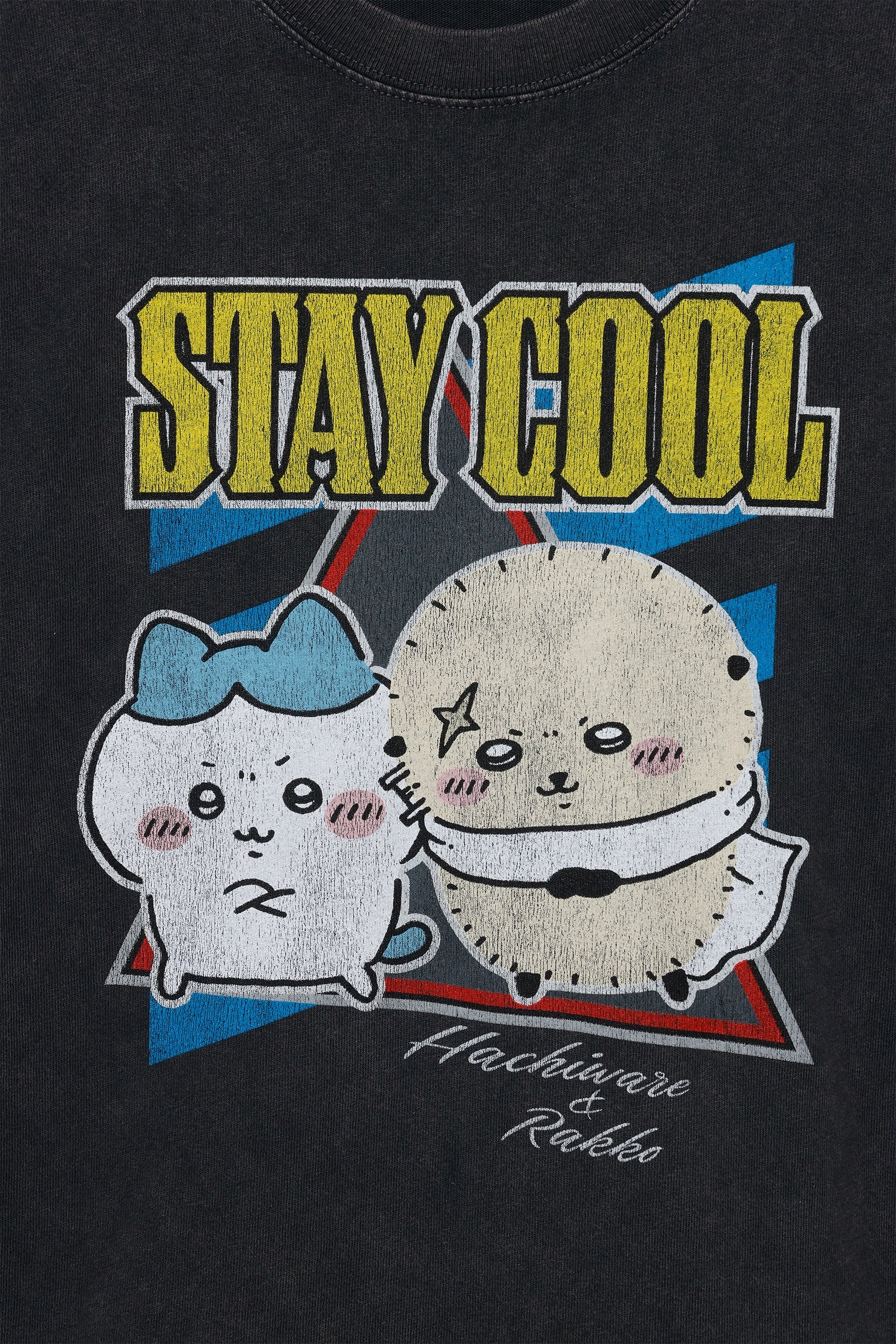 【7月中旬以降お届け】ちいかわ Tシャツ STAY COOL スミ