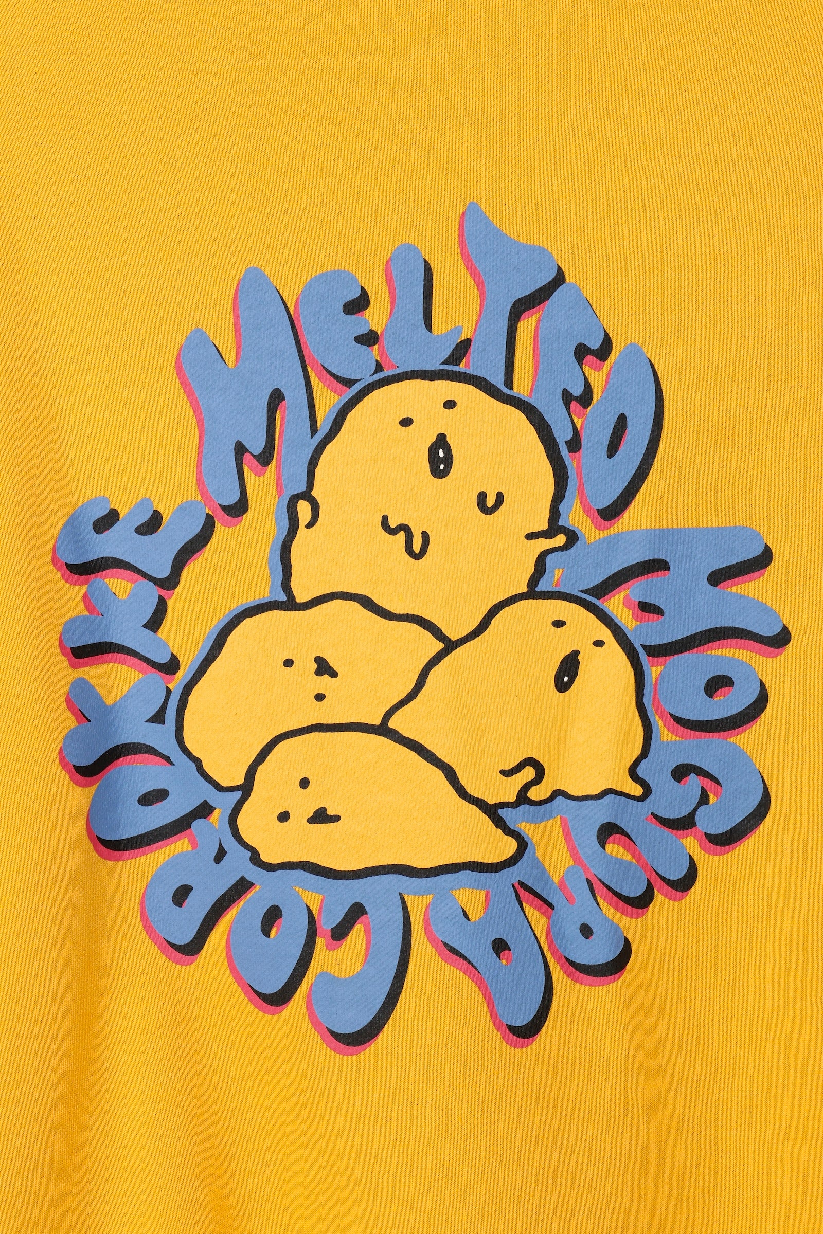 ナガノキャラクターズ ジップパーカー MELTED MOGURA COROKKE オレンジ