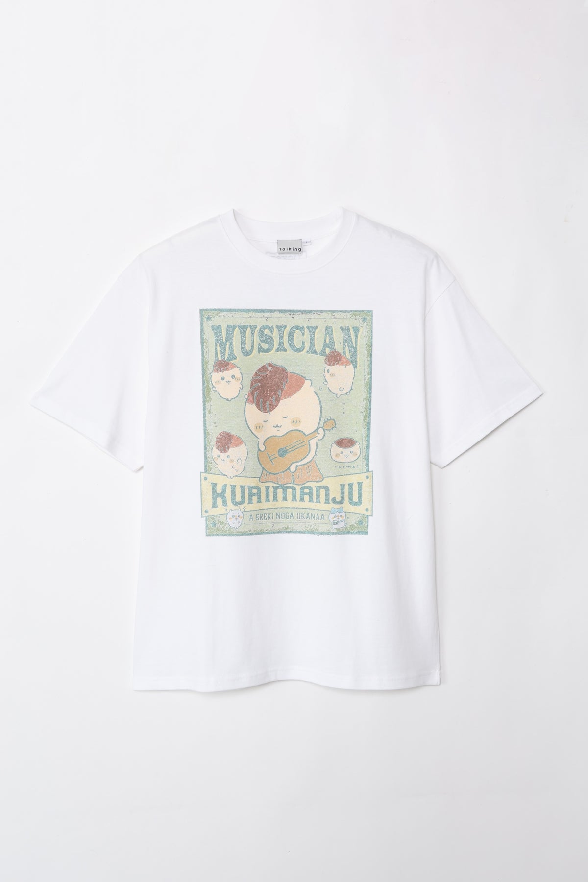 ちいかわ Tシャツ MUSICIAN（くりまんじゅう） ホワイト