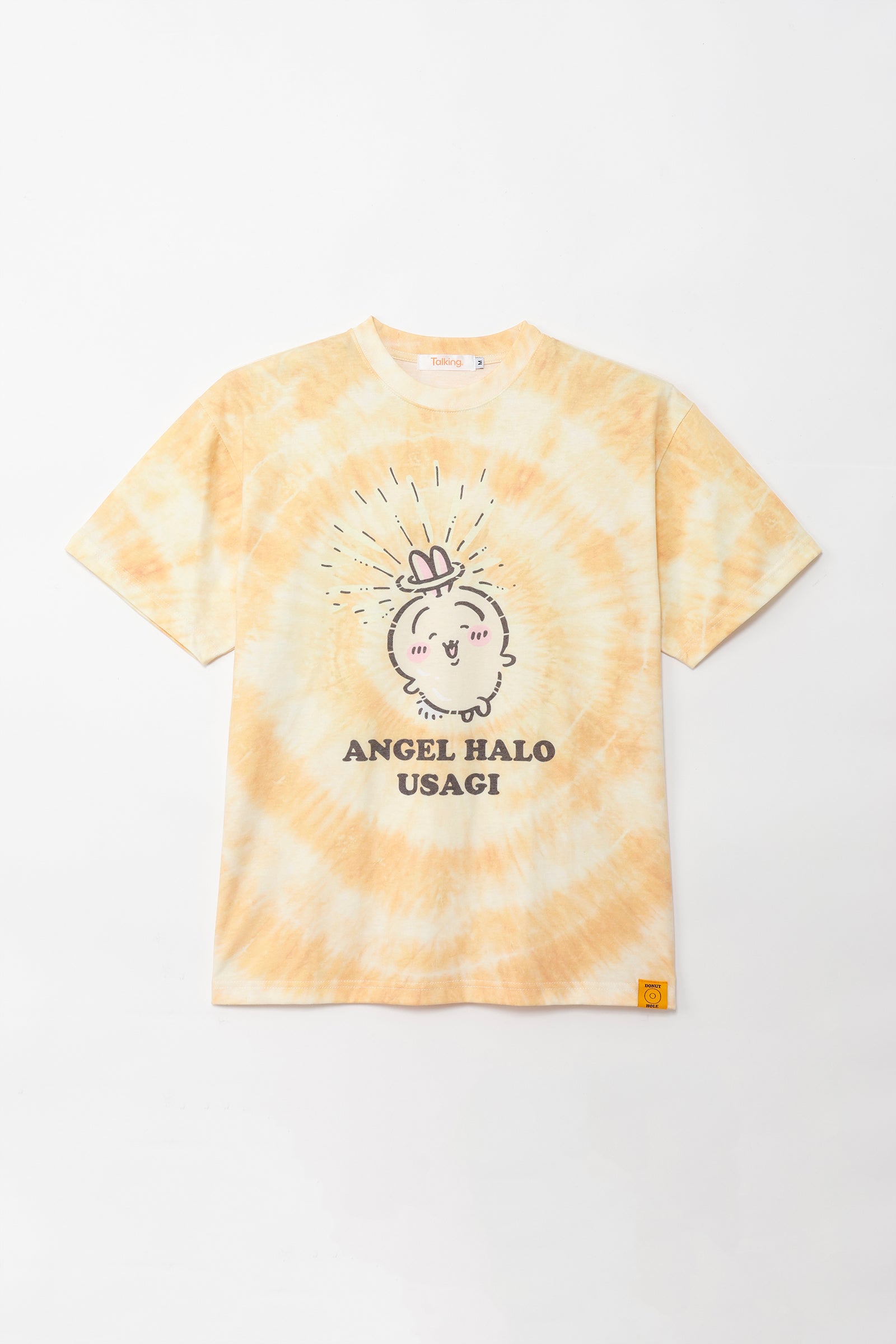 ちいかわ Tシャツ タイダイ 天使の輪 イエロー
