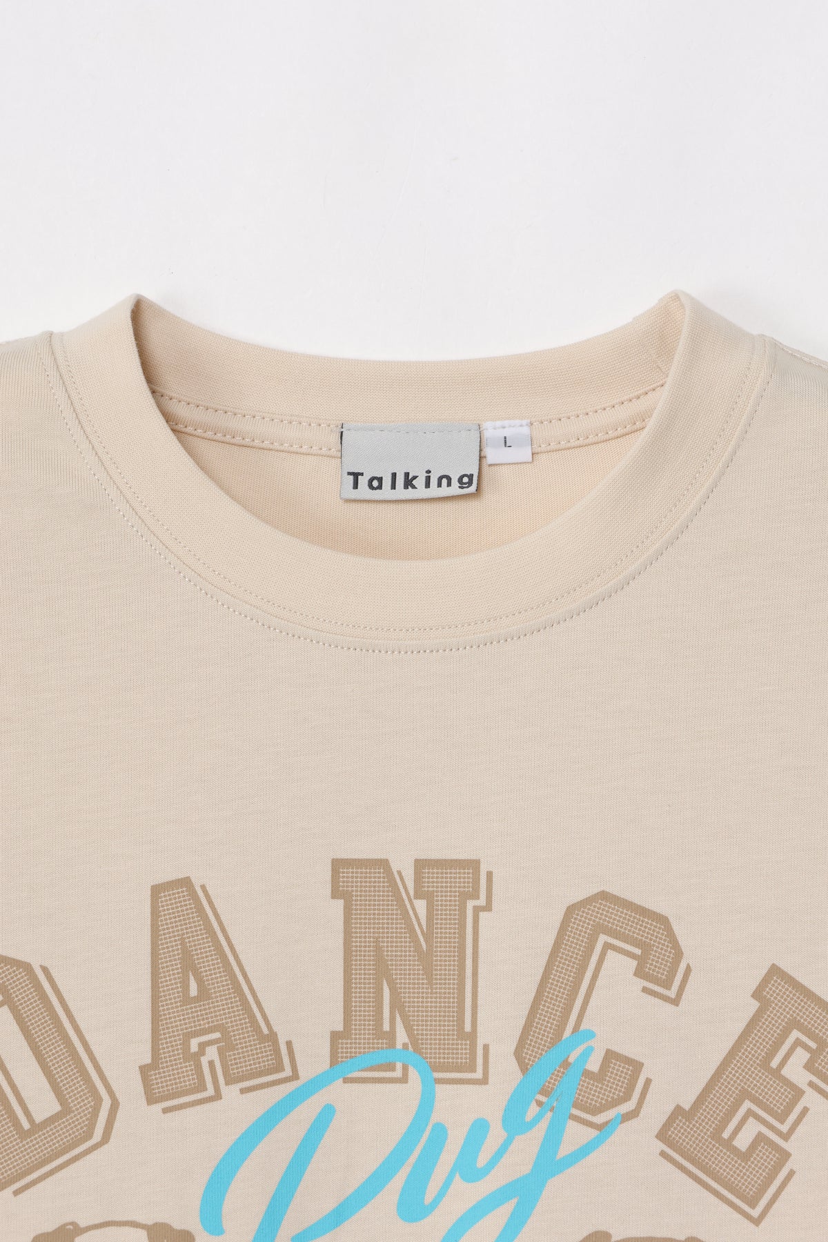 ナガノキャラクターズ Tシャツ DANCE（パグ） オフホワイト