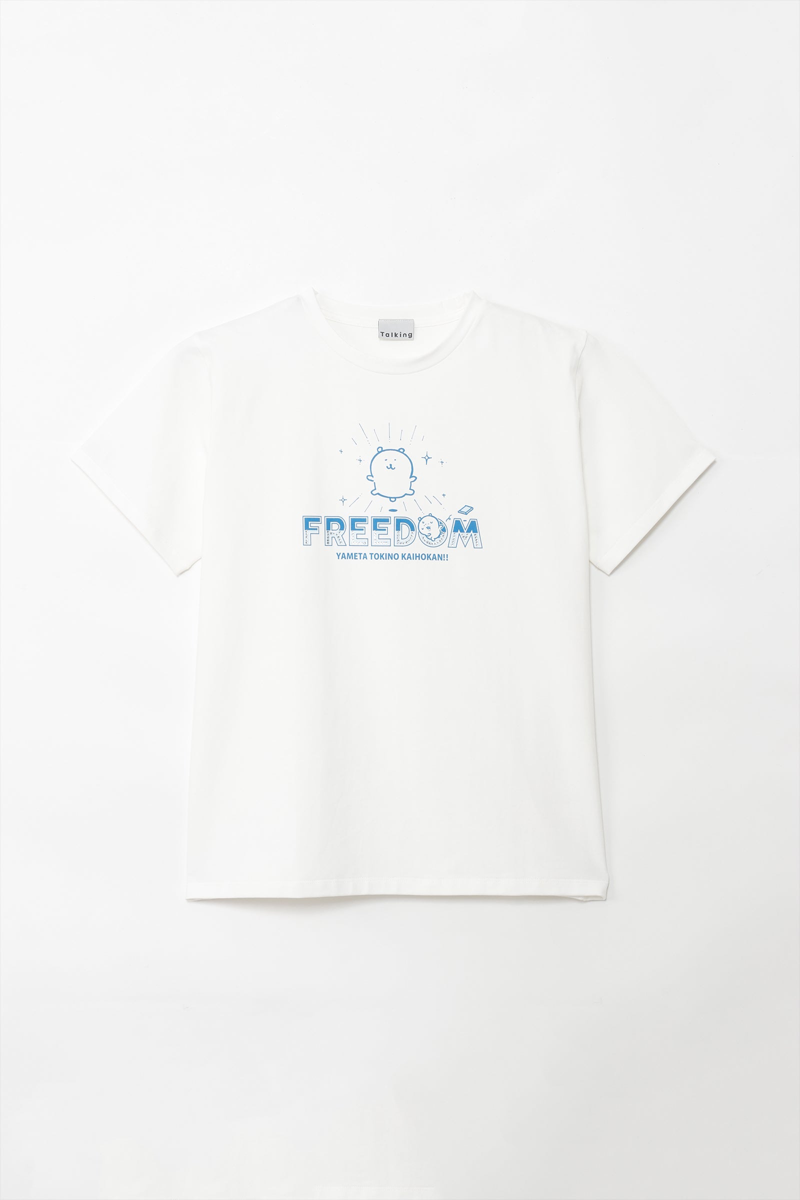 ナガノキャラクターズ ラインストーンTシャツ DECO(FREEDOM) ホワイト