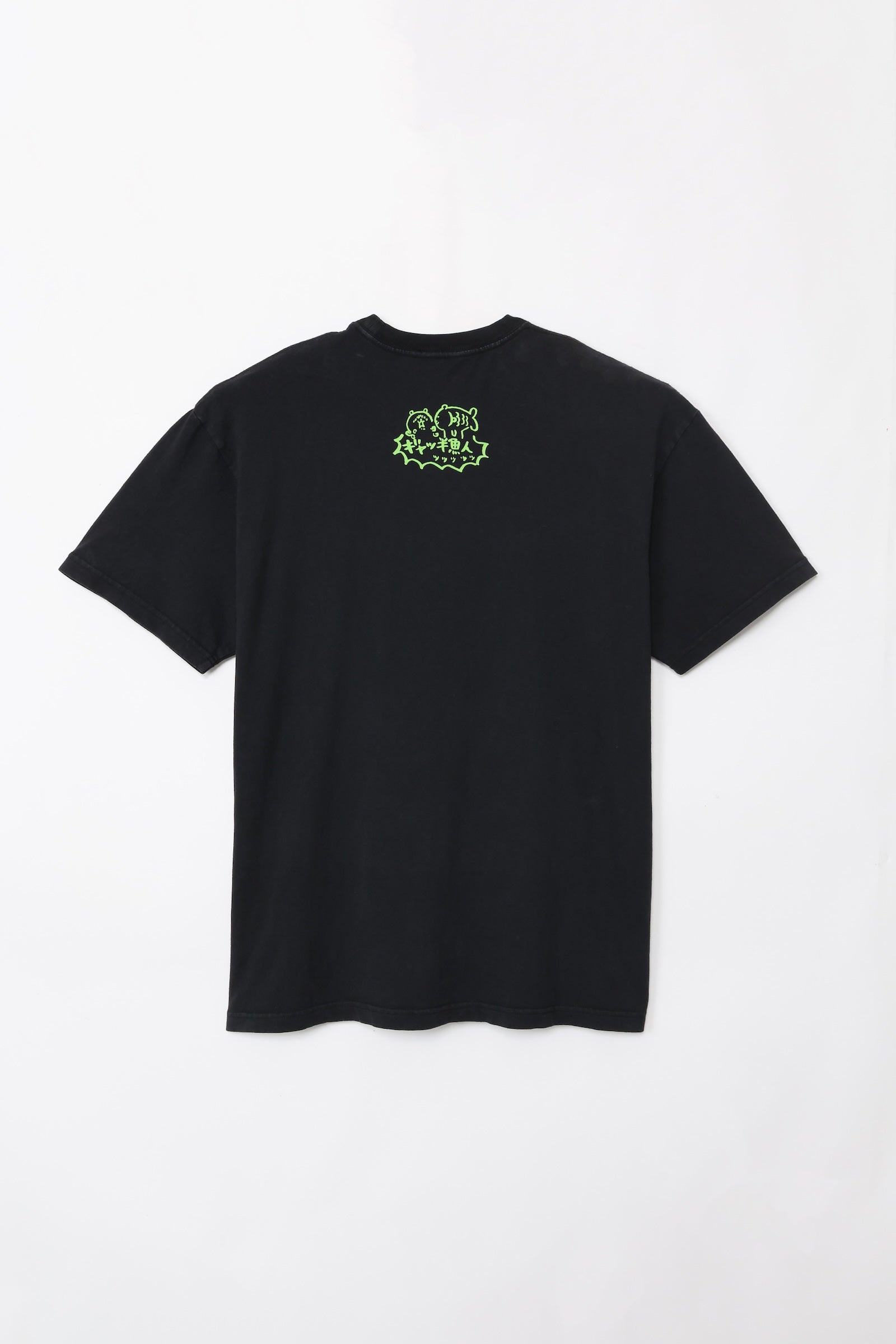 【先行販売】ナガノキャラクターズ 発泡プリントTシャツ 咽び泣く ブラック
