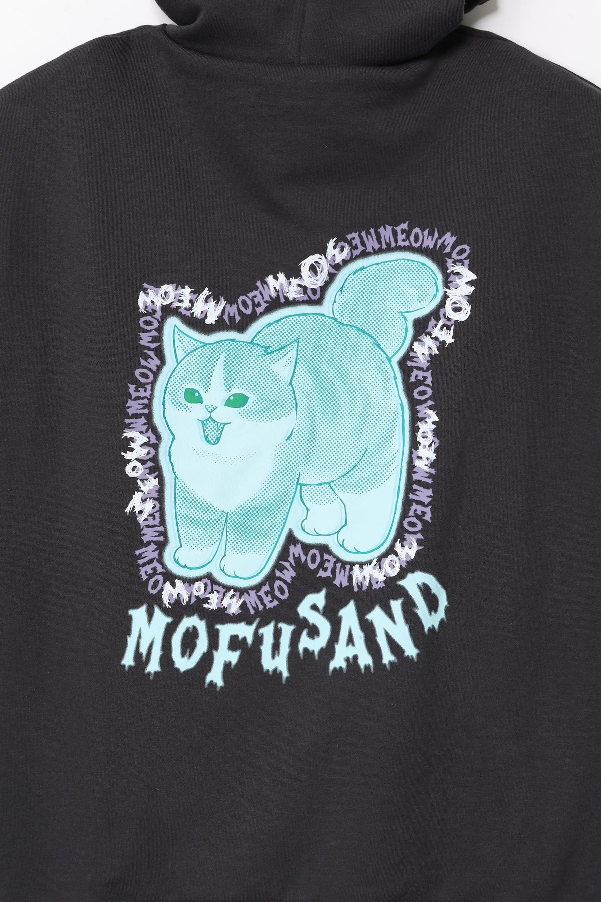 mofusand ジップパーカー MEOWING CATS スミクロ
